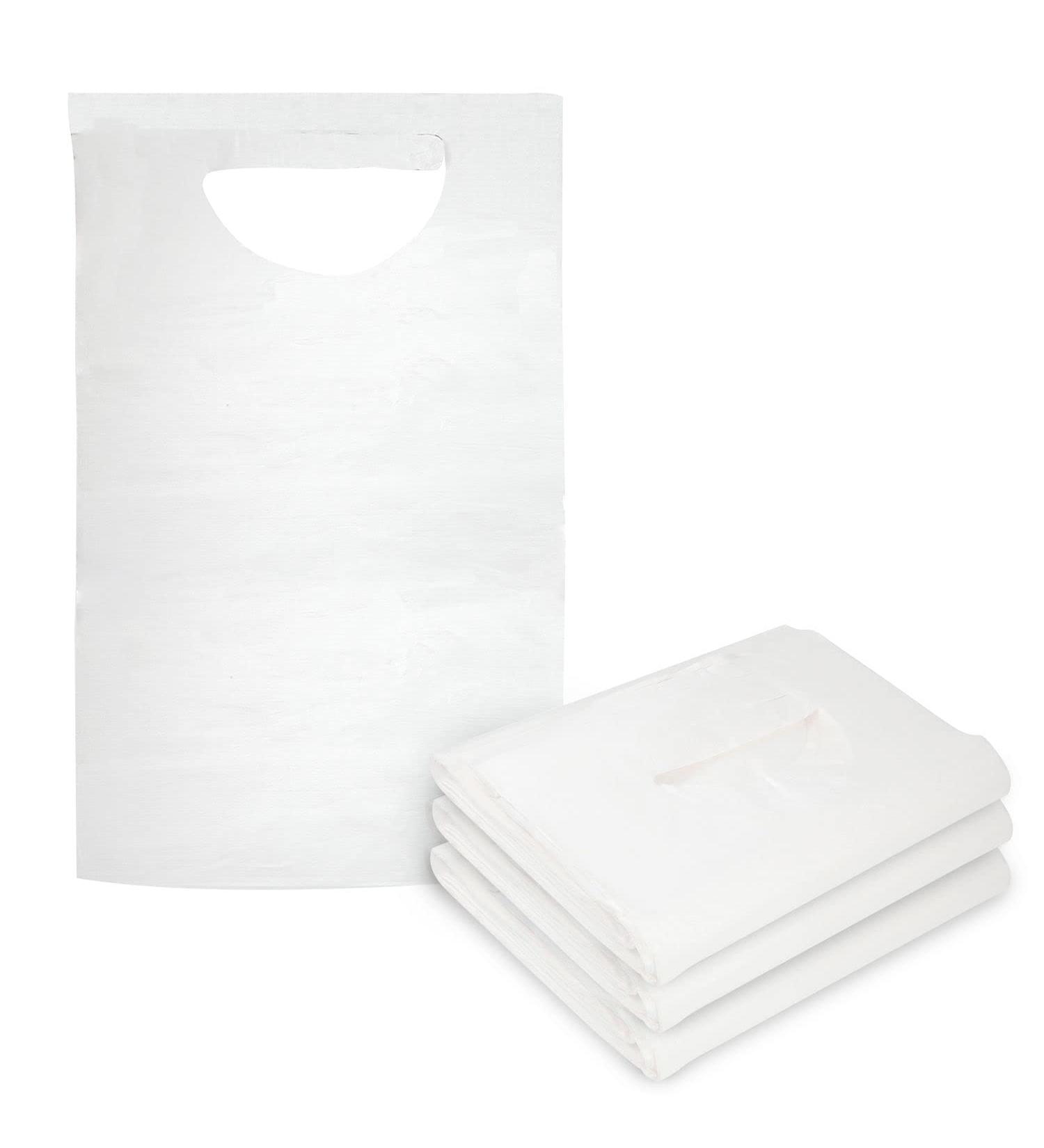 ProHeal Overhead Disposable Adult Bibs 100 Pack - Absorbent Tissue Front, Water Resistant - Buy Online on SooperMarket.com