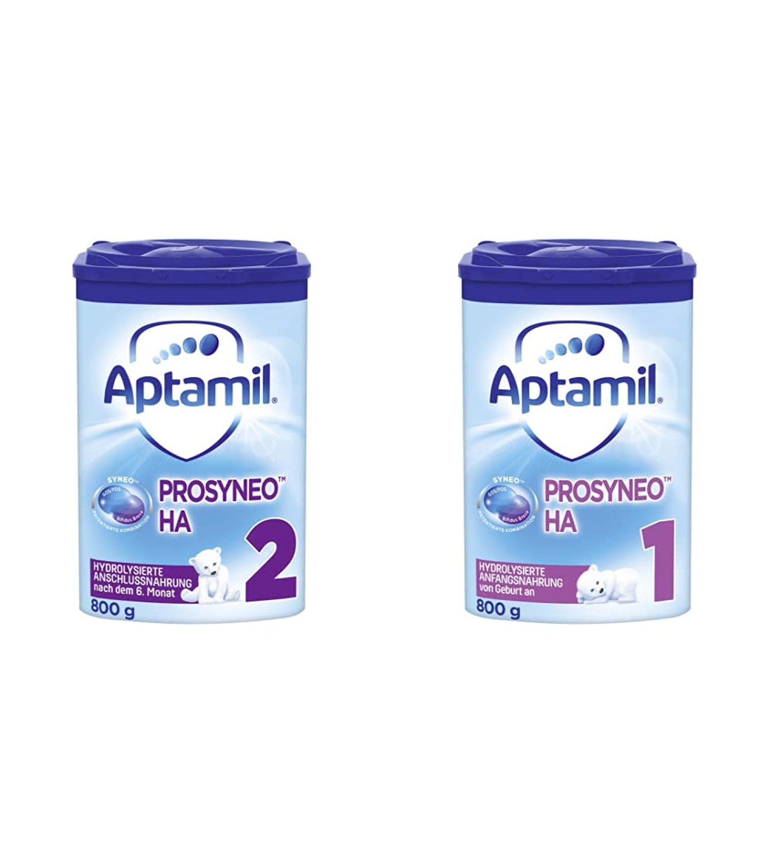 APTAMIL PROSYNEO HA Baby Milk Powder Bundle (800g Each) | Ideal for 6+ Months & Newborns | International Shipping - Buy Online on SooperMarket.com