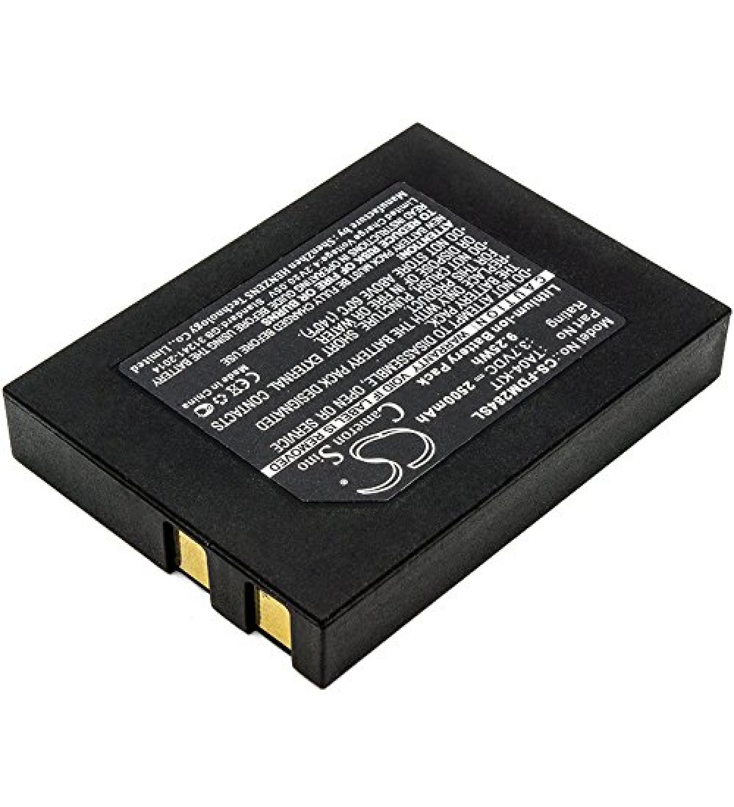 Replacement Battery for FLIR DM284 & DM285 Imaging Multimeters - 2500mAh/3.7V Part Number TA04-KIT - International Shipping Available - Buy Online on SooperMarket.com
