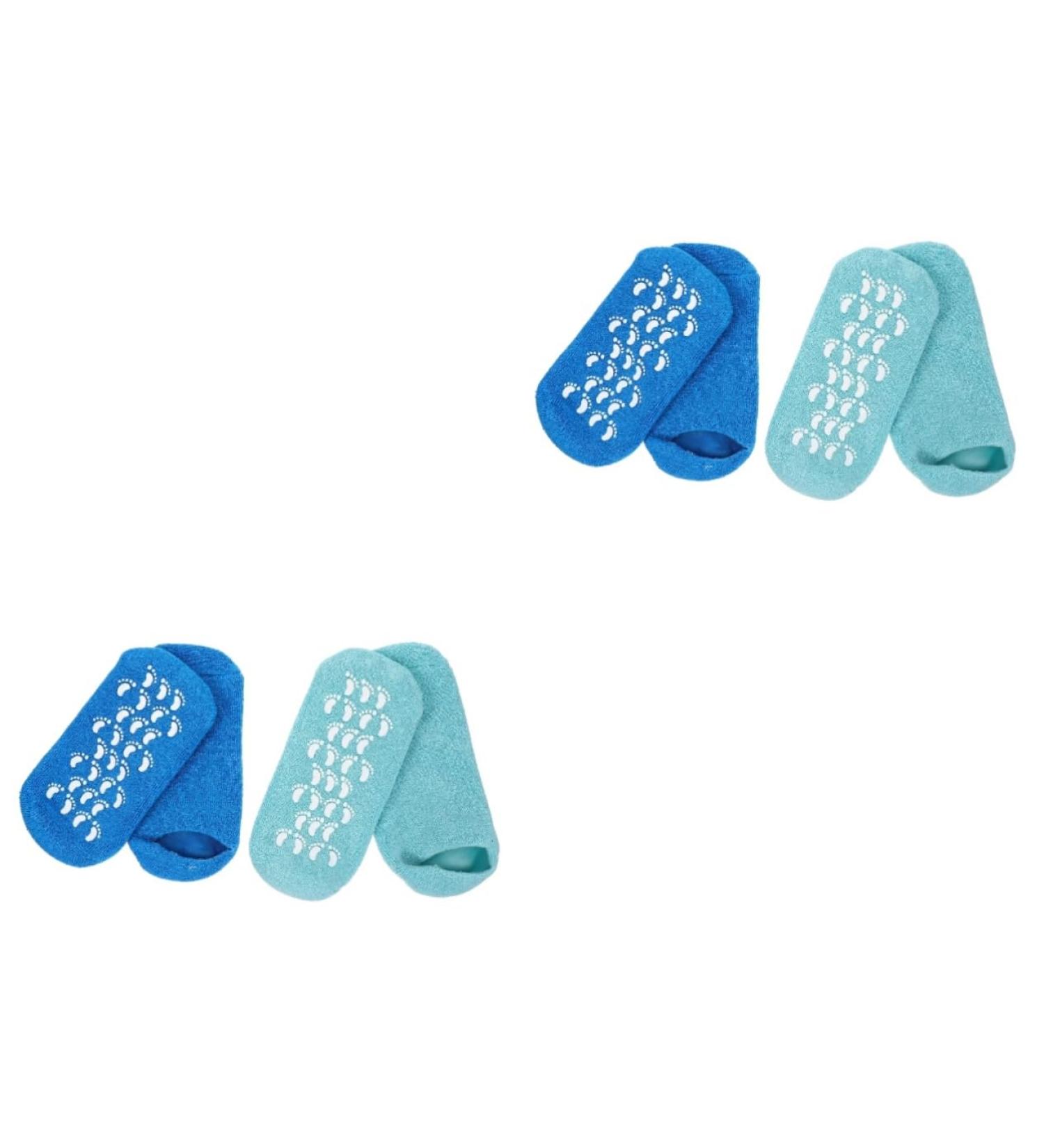 minkissy 4 Pairs Gel Socks Foot Women's Socks Miss Vegetable Gel - Buy Online on SooperMarket.com