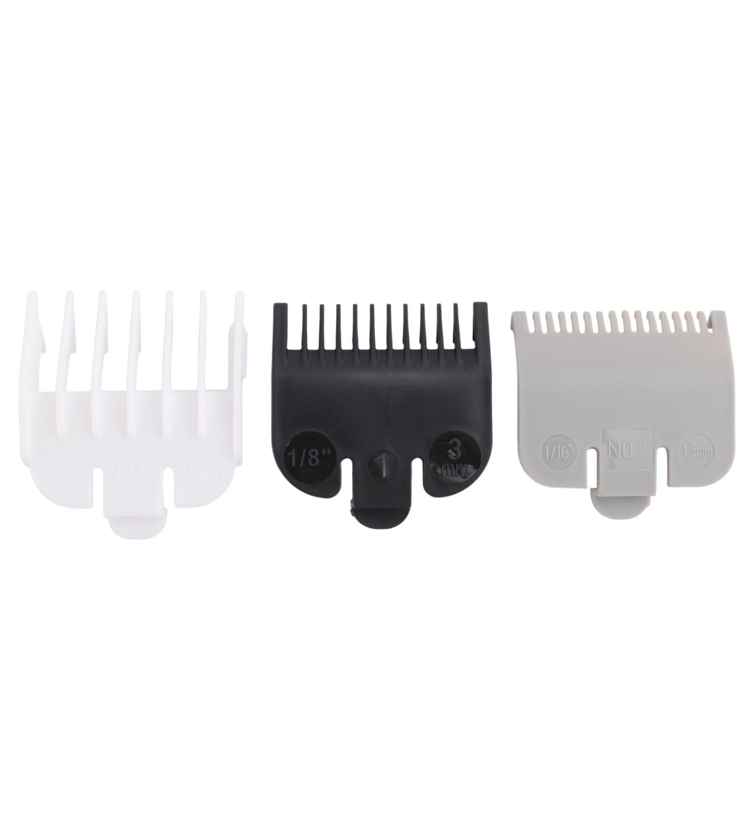Barabesty 3 Pieces of Universal Hair Clipper Limit Comb Limit Comb Haircut Tools Electric Clipper Caliper 1.5mm / 3mm / 4.5mm - Buy Online on SooperMarket.com