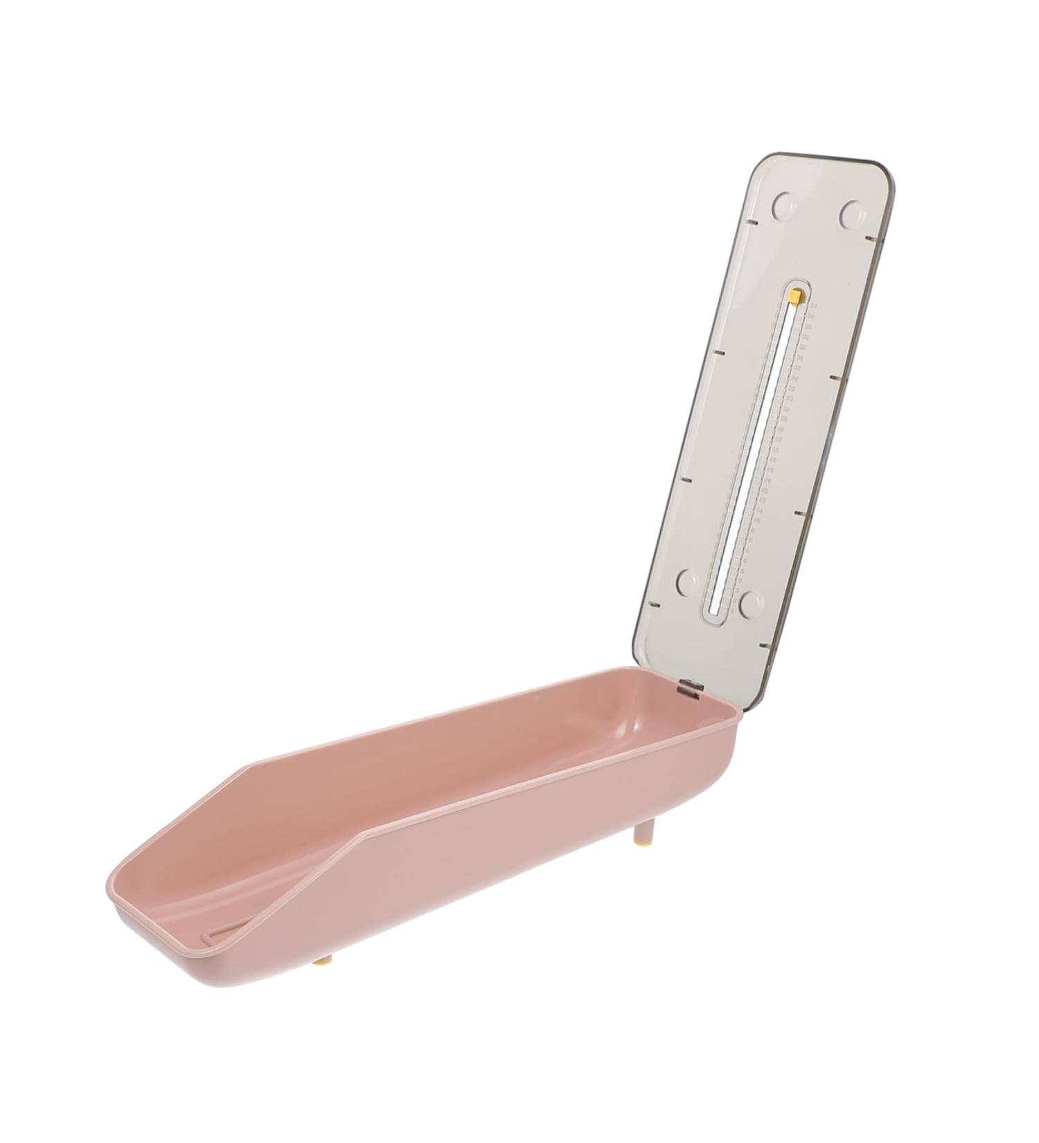 OSALADI 1pc Egg Carton Outdoor Storage Bins Clear Tray Plastic Egg Organizer Egg Case Stackable re-usable Pink 33.2X9X7CM - Buy Online on SooperMarket.com
