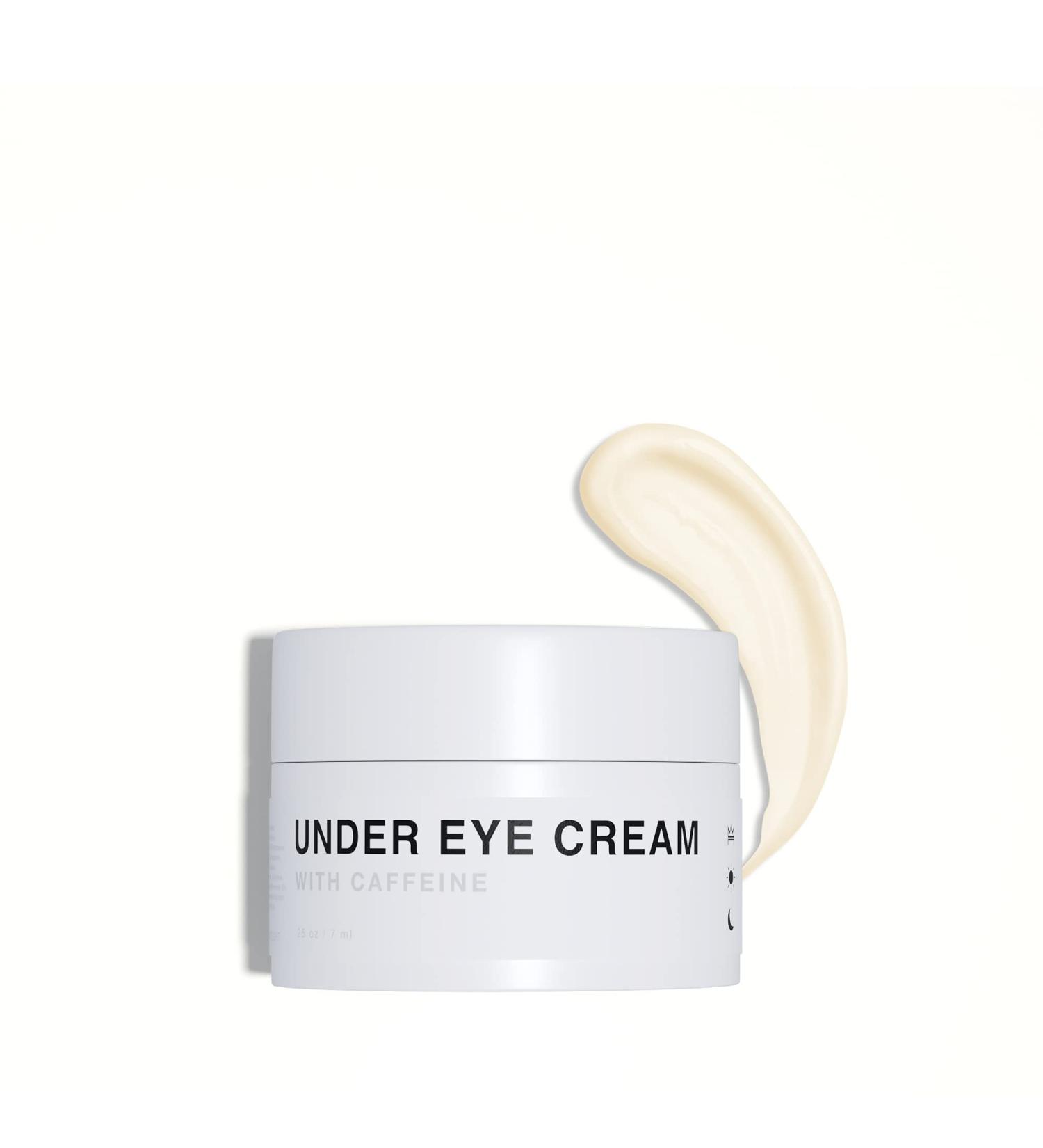 CRVFT Men's Under Eye Cream .25oz | Brighten Dark Circles & Reduce Puffy Eyes | AM/PM Treatment | Caffeine Infused | Made in USA | Paraben & Sulfate Free | Peppermint Scent - Buy Online on SooperMarket.com