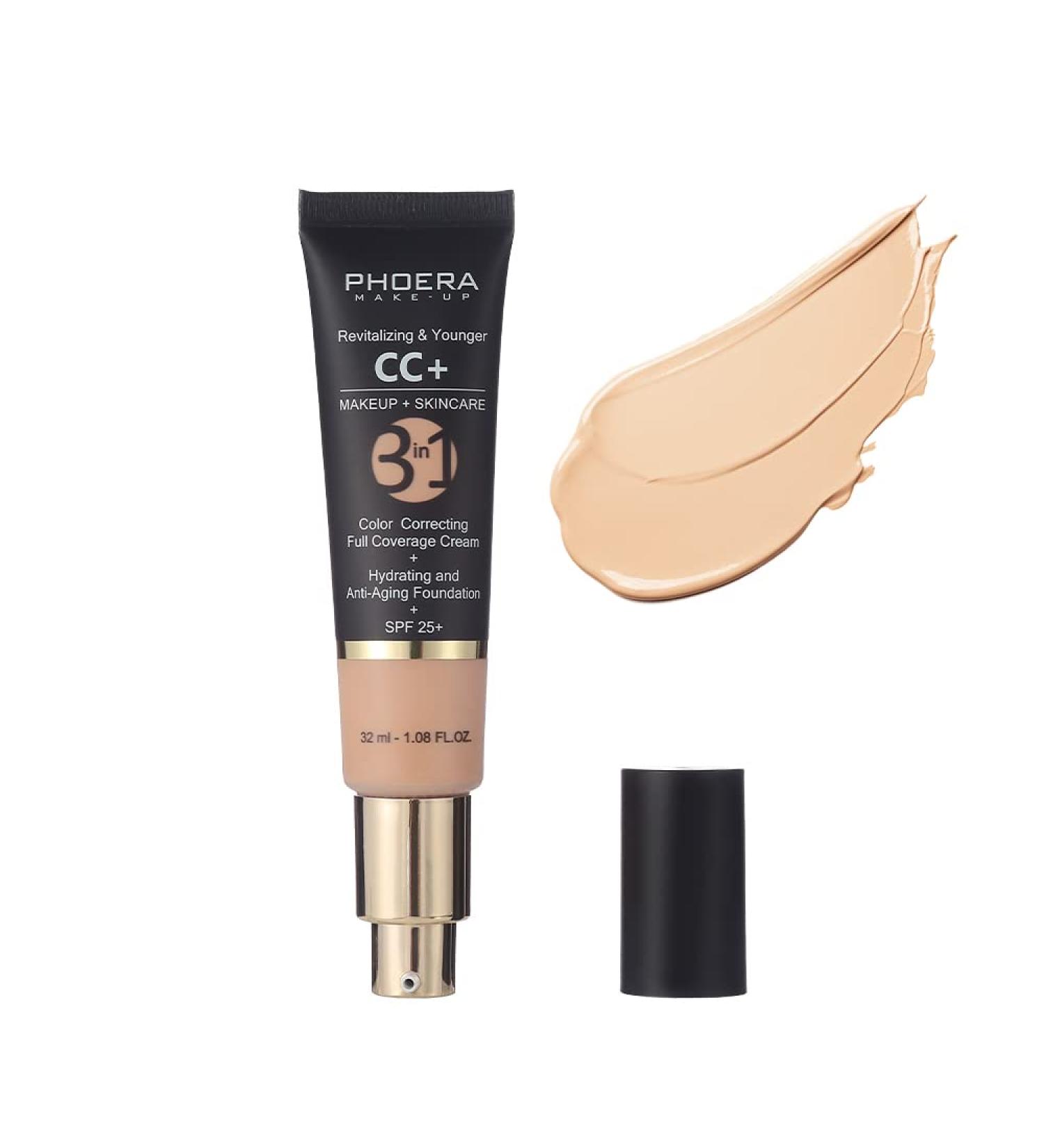 KIMIEYE Matte CC Cream SPF 25 Tinted Moisturizer & Color Correcting Foundation - 1.08 oz (120 Nude) - Buy Online on SooperMarket.com