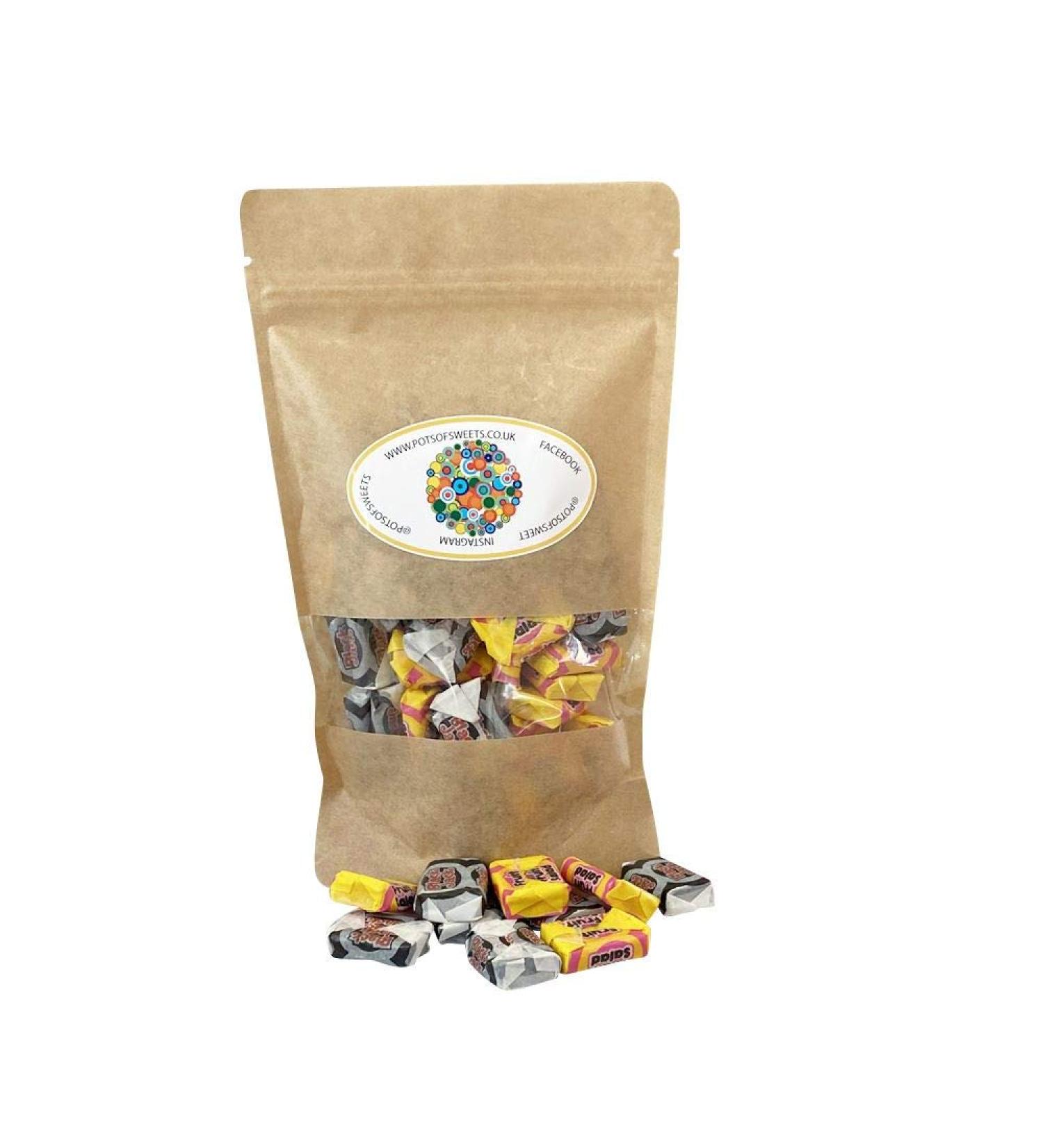 Personalized Customise with Your Own Message or Image 250g Pouch of Black Jacks and Fruit Salads Sweets