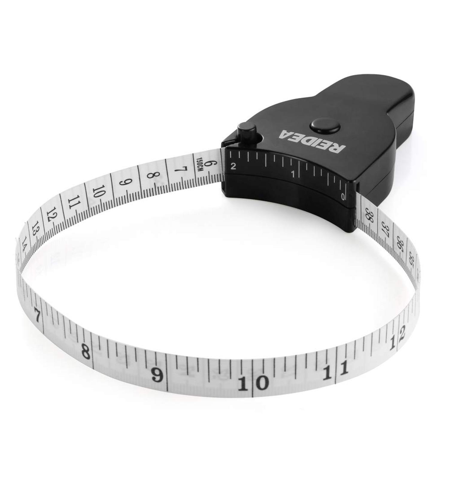 REIDEA M1 Body Measure Tape 60inch (150cm) - Lock Pin, Push-Button Retract, Ergonomic & Portable Design - Buy Online on SooperMarket.com