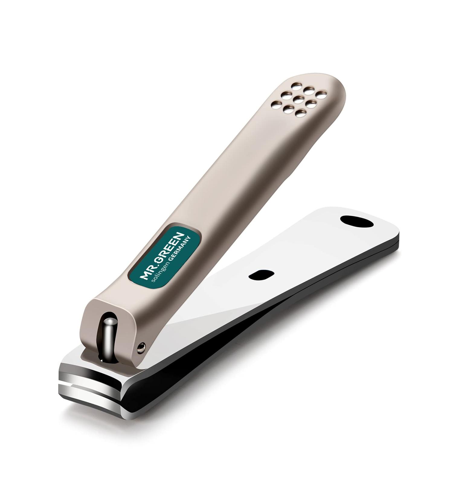 MR.GREEN Curved Blade Nail Clippers - Stainless Steel Manicure Scissors for Fingernails and Pedicures (Medium) - Buy Online on SooperMarket.com