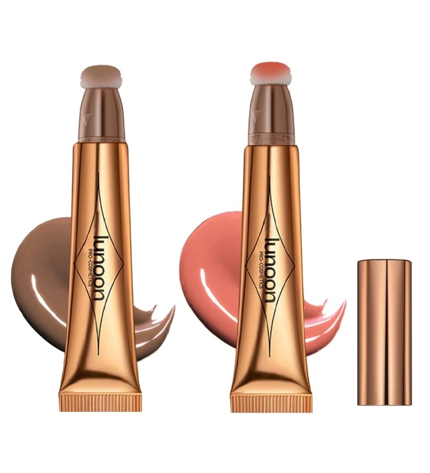 Long-Lasting Liquid Contour Beauty Wand - Highlighter and Bronzer Stick | Smooth Matte Finish | Easy to Blend | 2 Colors (1# / 2#) - Buy Online on SooperMarket.com