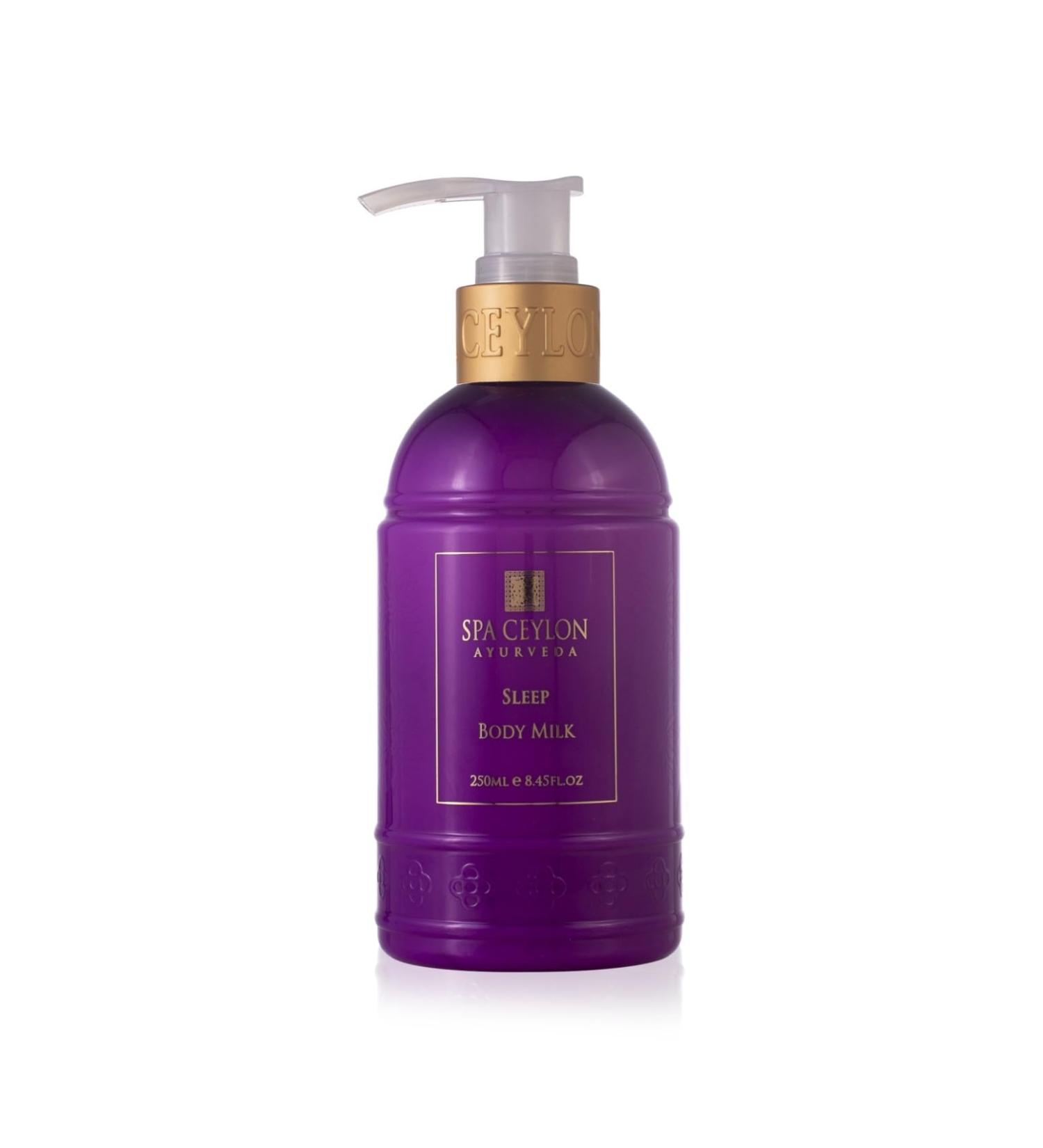 SPA CEYLON SLEEP Body Milk - Pure Lavender | Nourishes Dry Skin | Luxurious Fragrance | All Skin Types | International Shipping - Buy Online on SooperMarket.com