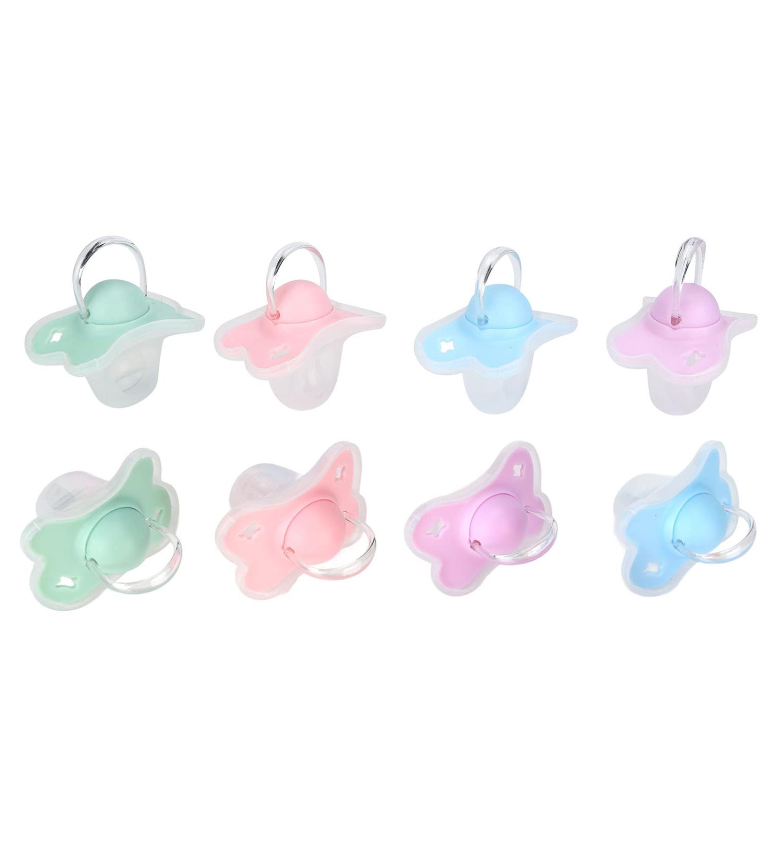 Orthodontic Pacifier 4 Pack | Natural Rubber Newborn Essentials | Baby Comfort & Calm - Buy Online on SooperMarket.com