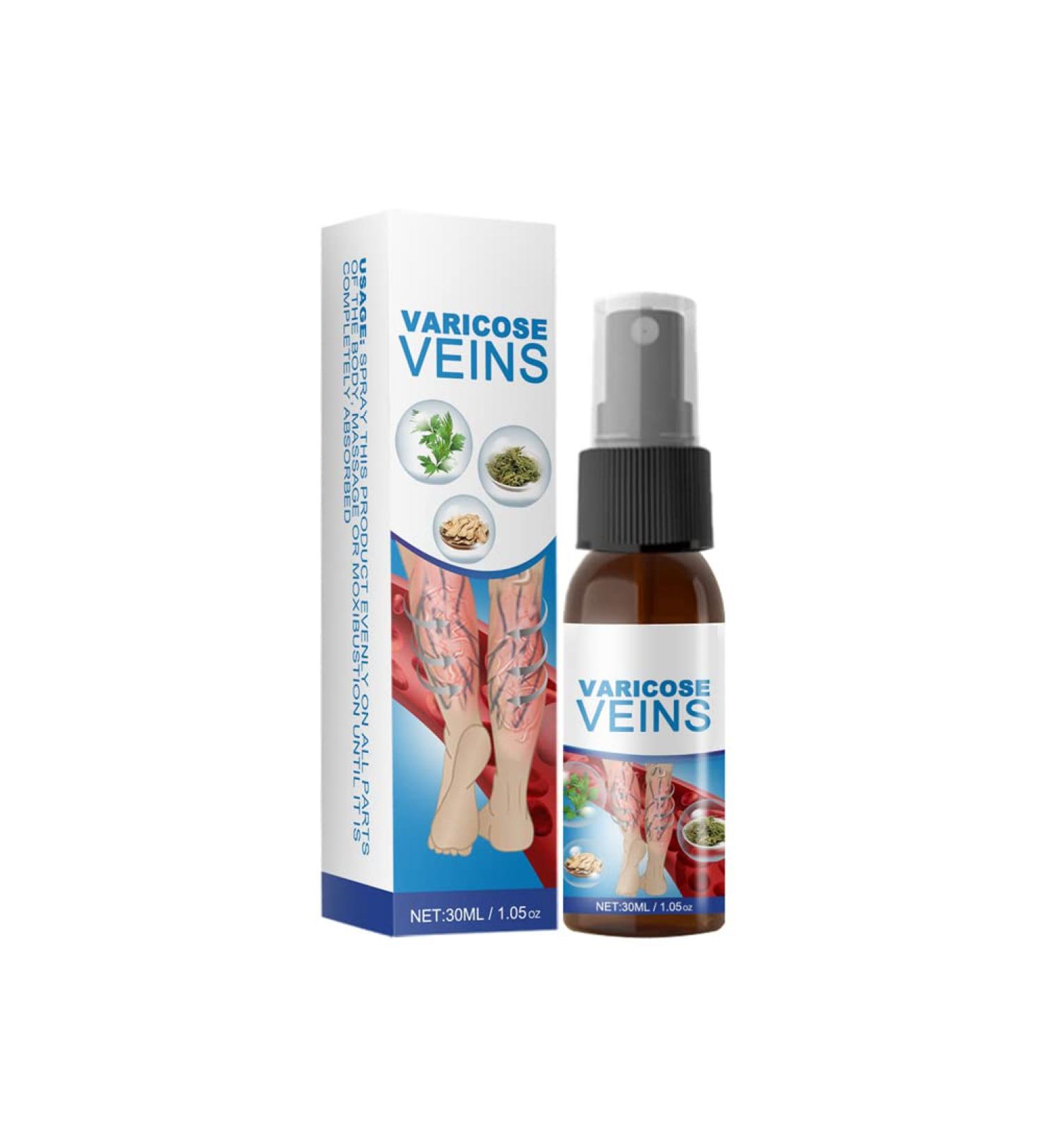 Veinhealing Varicose Veins Spray - Remove Spider Veins & Soothe Legs | 30ml Treatment for Improved Blood Circulation - Buy Online on SooperMarket.com
