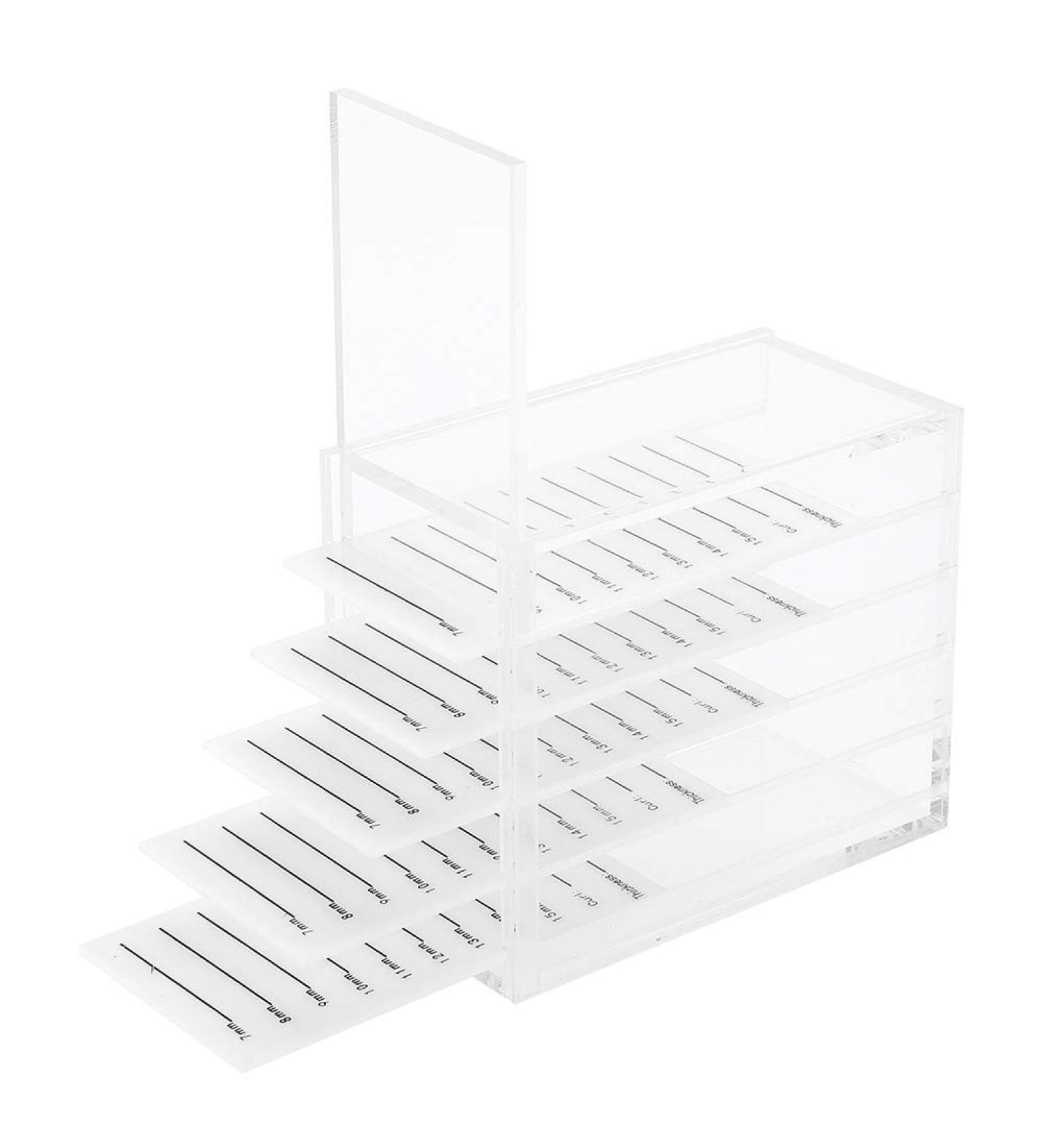 Premium 5-Layer Eyelashes Storage Box | Organizer Case for False Eyelashes & Adhesive Pallet | Durable Makeup Storage Solution - Buy Online on SooperMarket.com