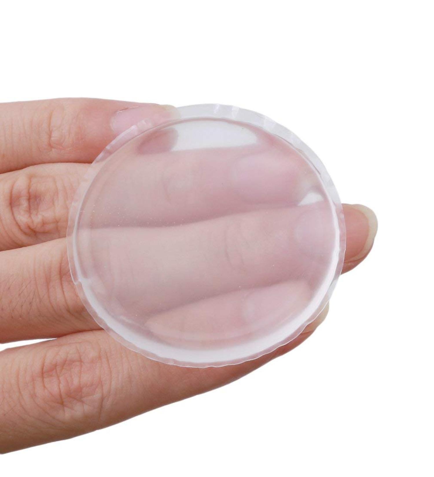 Silicone Puff Cosmetic Foundation BB Cream Makeup Tool Clean Sponge Makeup Transparent Creative and Exquisite Workmanship Attractive - Buy Online on SooperMarket.com
