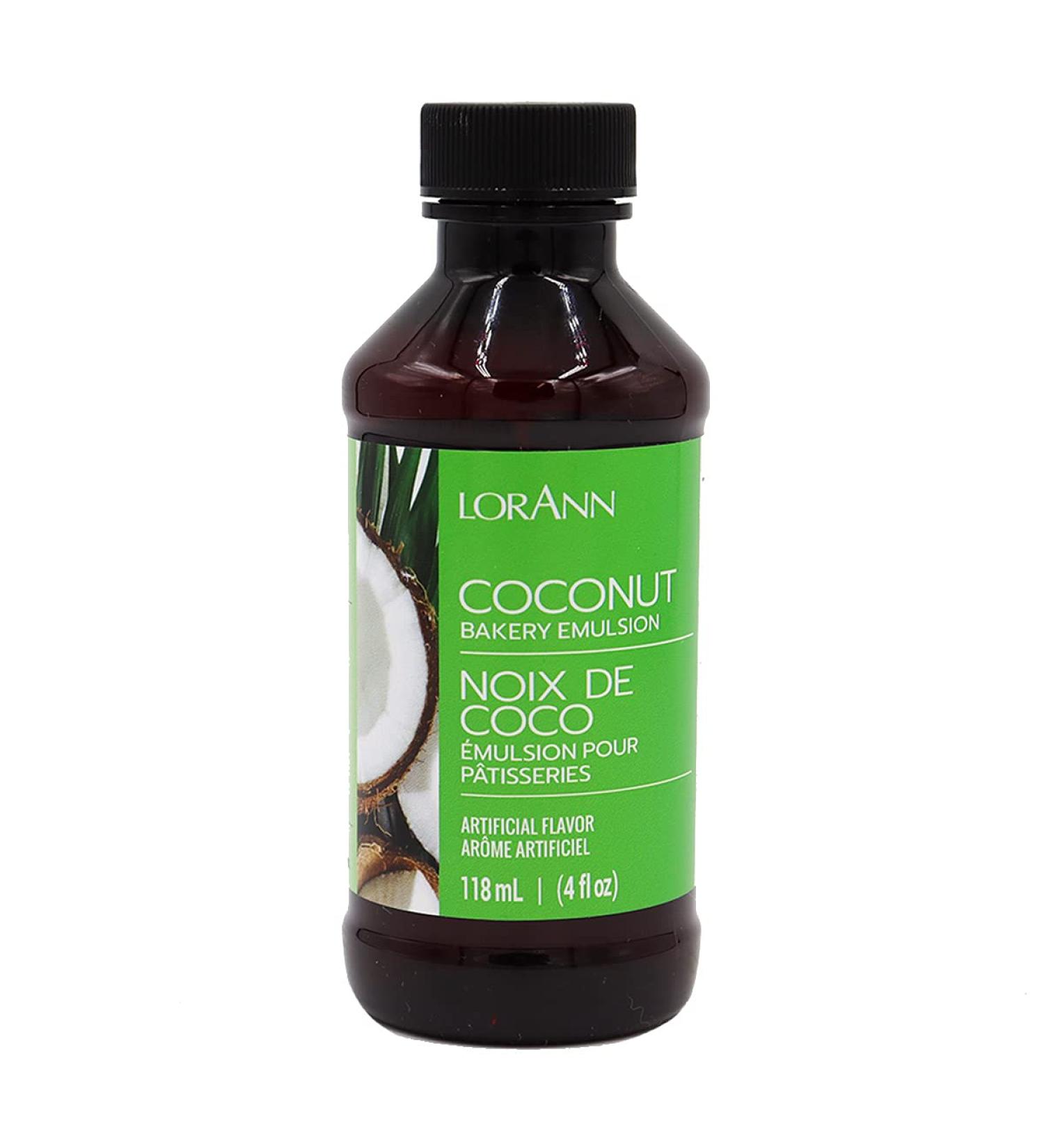 Lorann Oils Bakery Emulsions Coconut Flavor 4oz - Natural & Artificial, 4 Fl Oz - Buy Online on SooperMarket.com