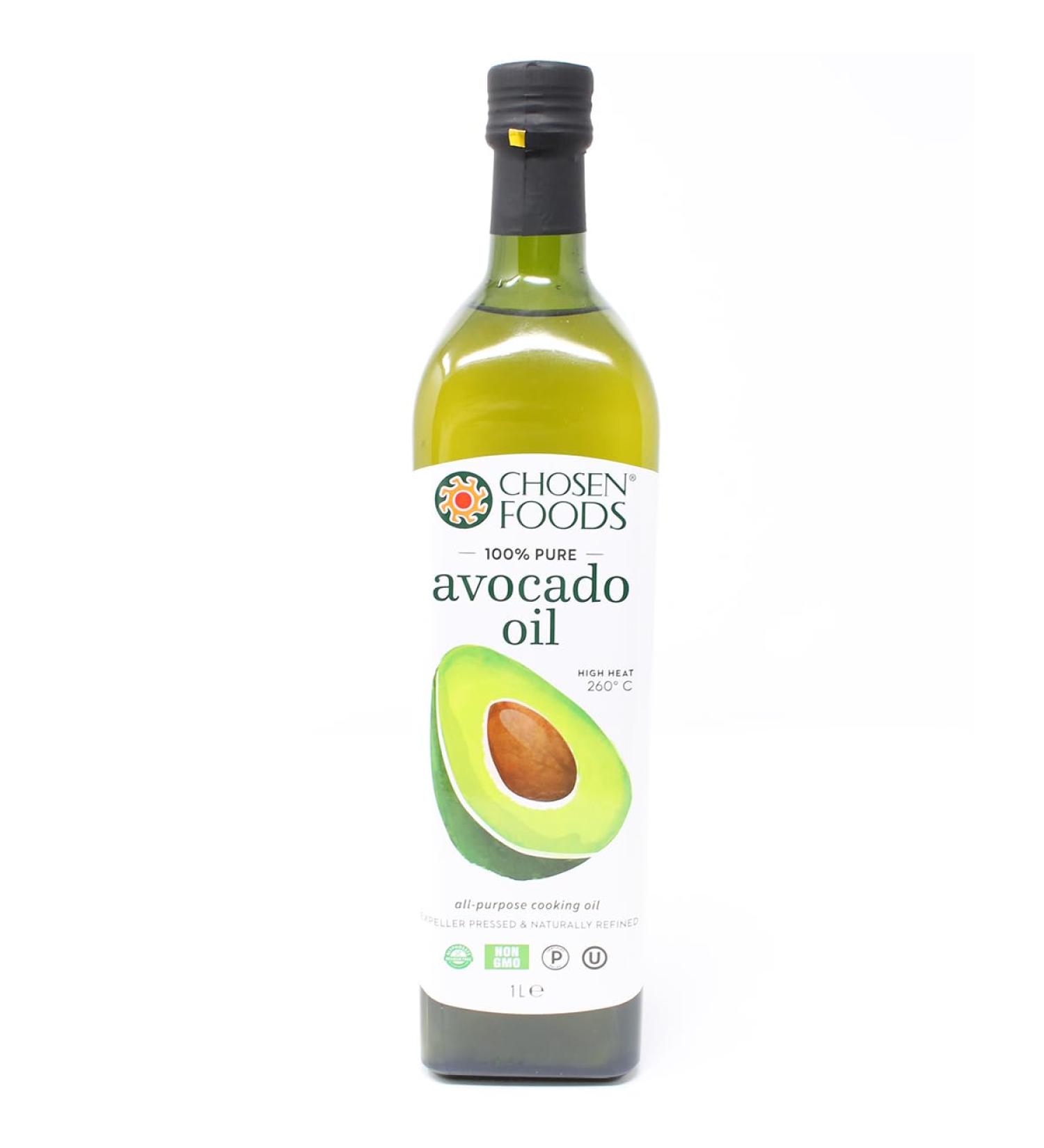 Chosen Foods 100% Avocado Oil Cooking Oil - 1L Expiry Date: 02/08/2024 - Buy Online on SooperMarket.com