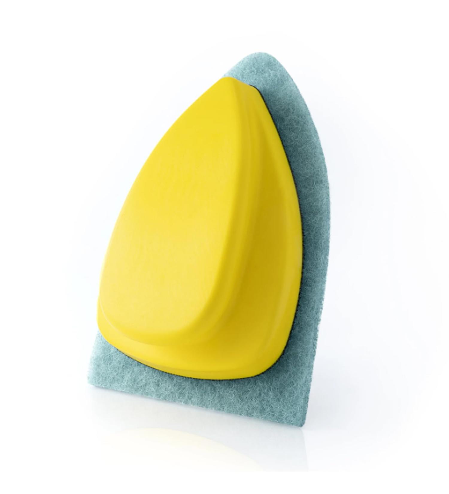 ZABEES Polishing Cleaner Window Glass Countertop Car Wash Wipe Tool With Nylon Cloth Scrub Pad Windshield Buffing Wrapping Brush 1pc Handle+5pcs Pad - Buy Online on SooperMarket.com
