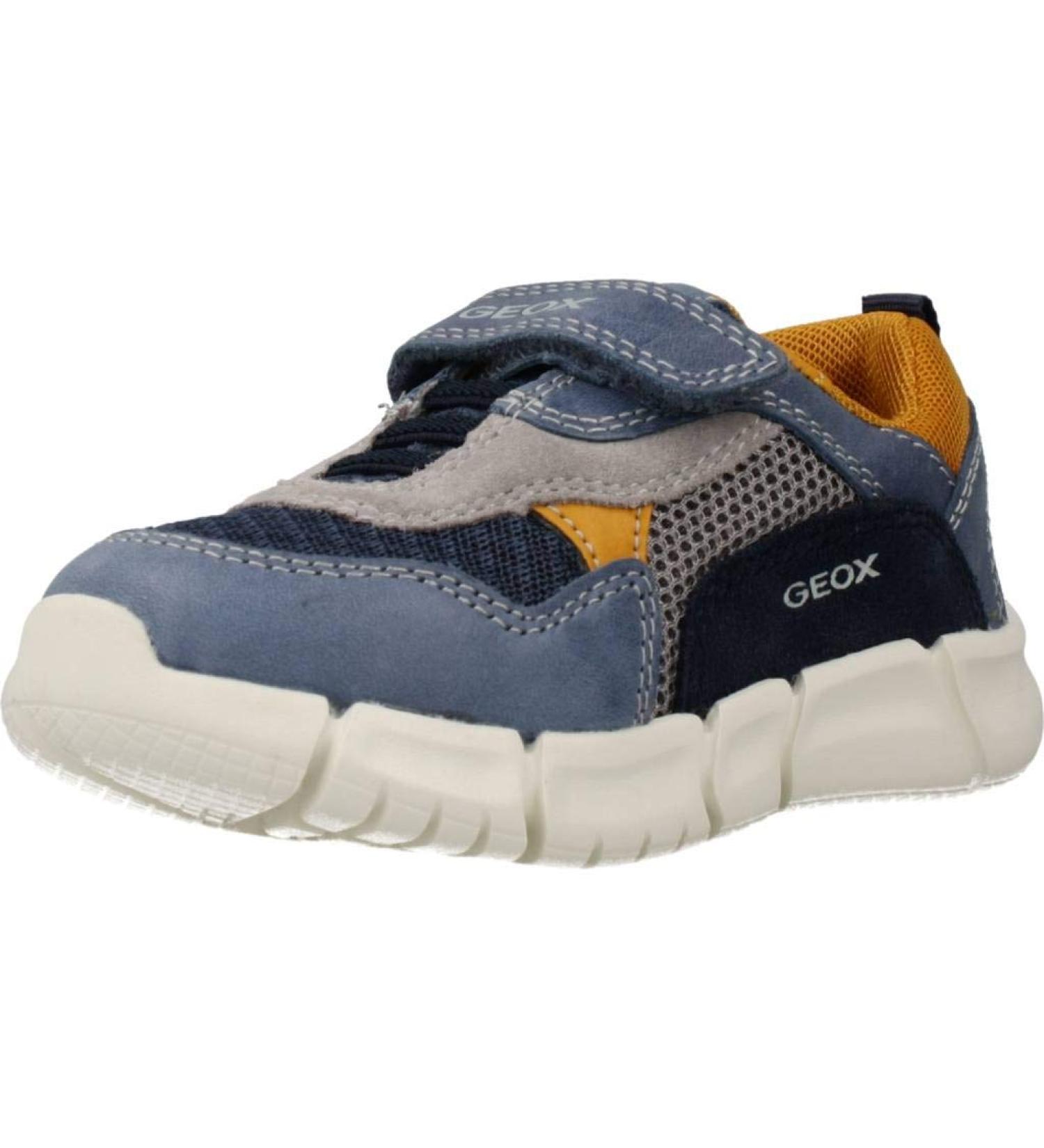 Geox Boy's B Flexyper Sneakers - 3.5 UK - Dark Blue Navy - Buy Online on SooperMarket.com
