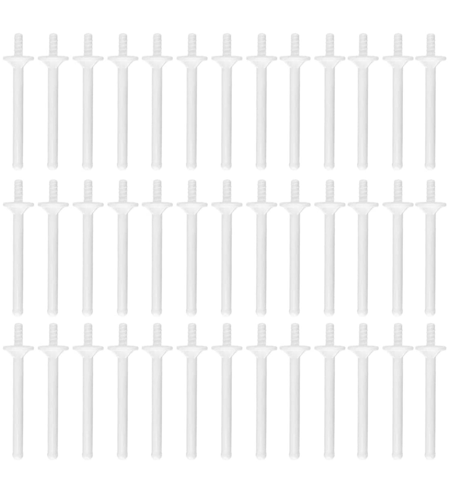 20pcs Disposable Nose Wax Stick Applicators for Cleaning Nose Hair | Plastic Nasal Wax Strips & Spatula Tools - Buy Online on SooperMarket.com
