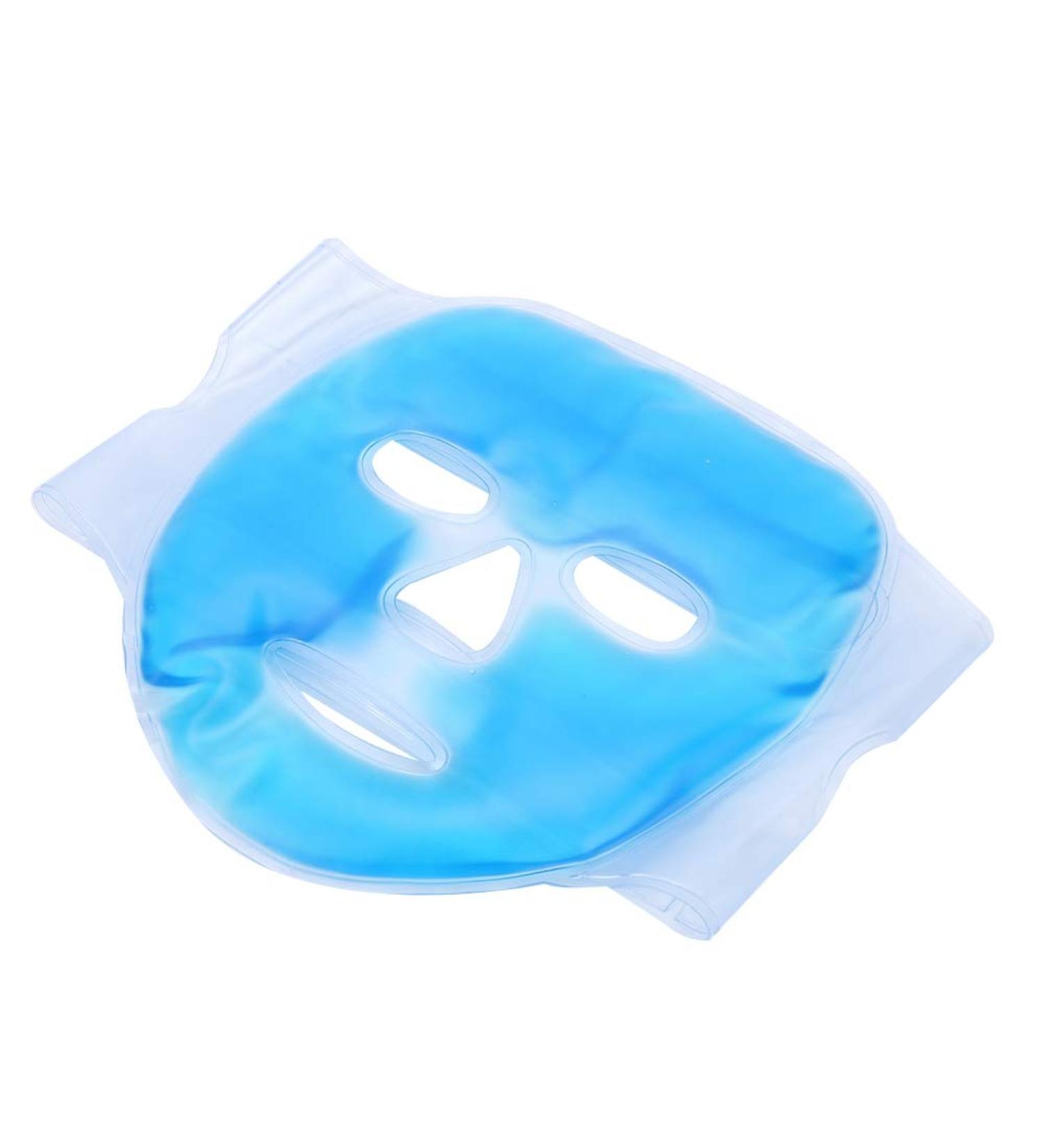 Reusable Hot Cold Gel Facial Mask - Skin Tightening & Fatigue Relief | Eye Relaxation & Cooling Therapy - Buy Online on SooperMarket.com