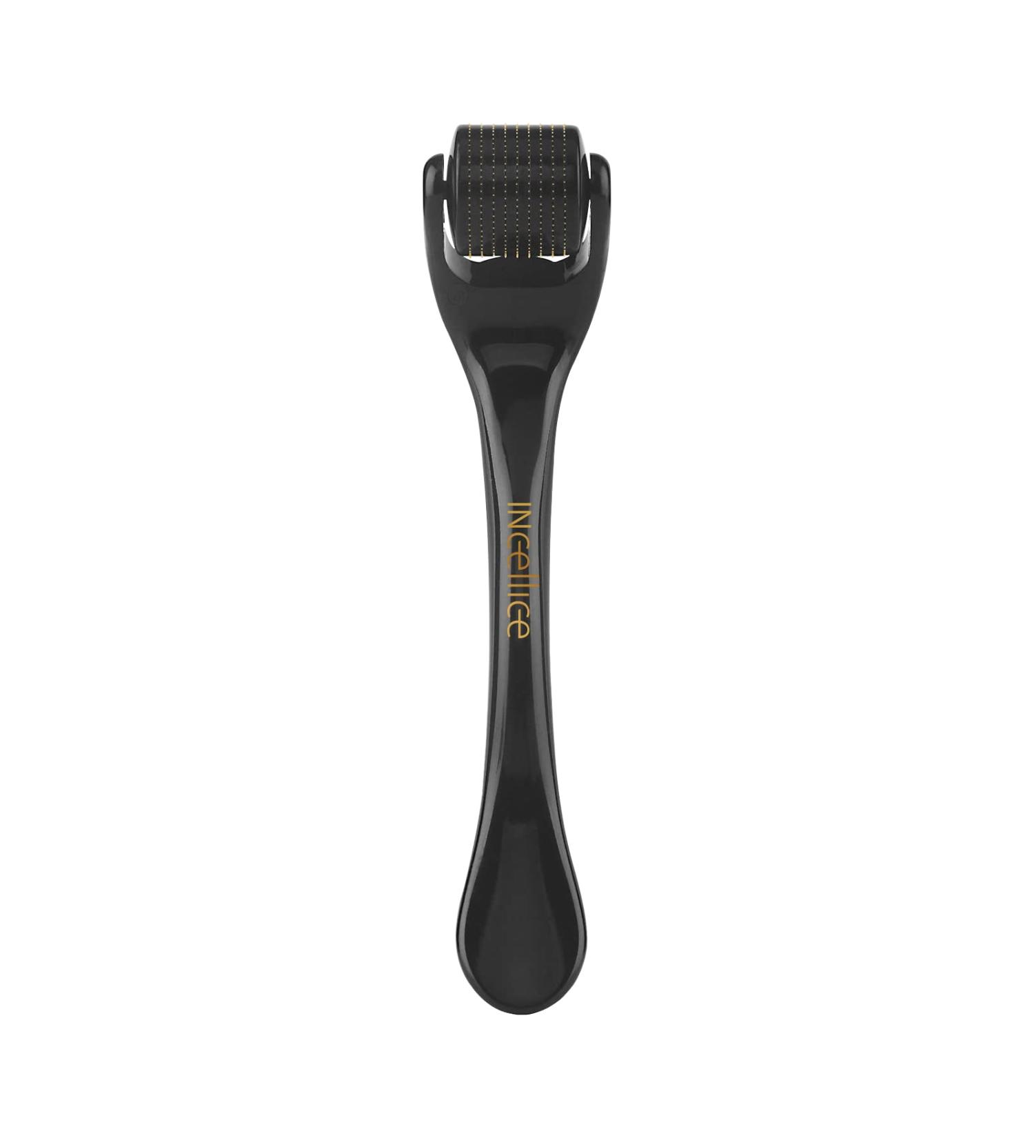 Dermaroller for Hair Growth INCELLICE Derma Roller 1.5mm Beard Growth Roller 540 Titanium Needles Microneedling Roller for Face Scalp Men and Women Use - Buy Online on SooperMarket.com