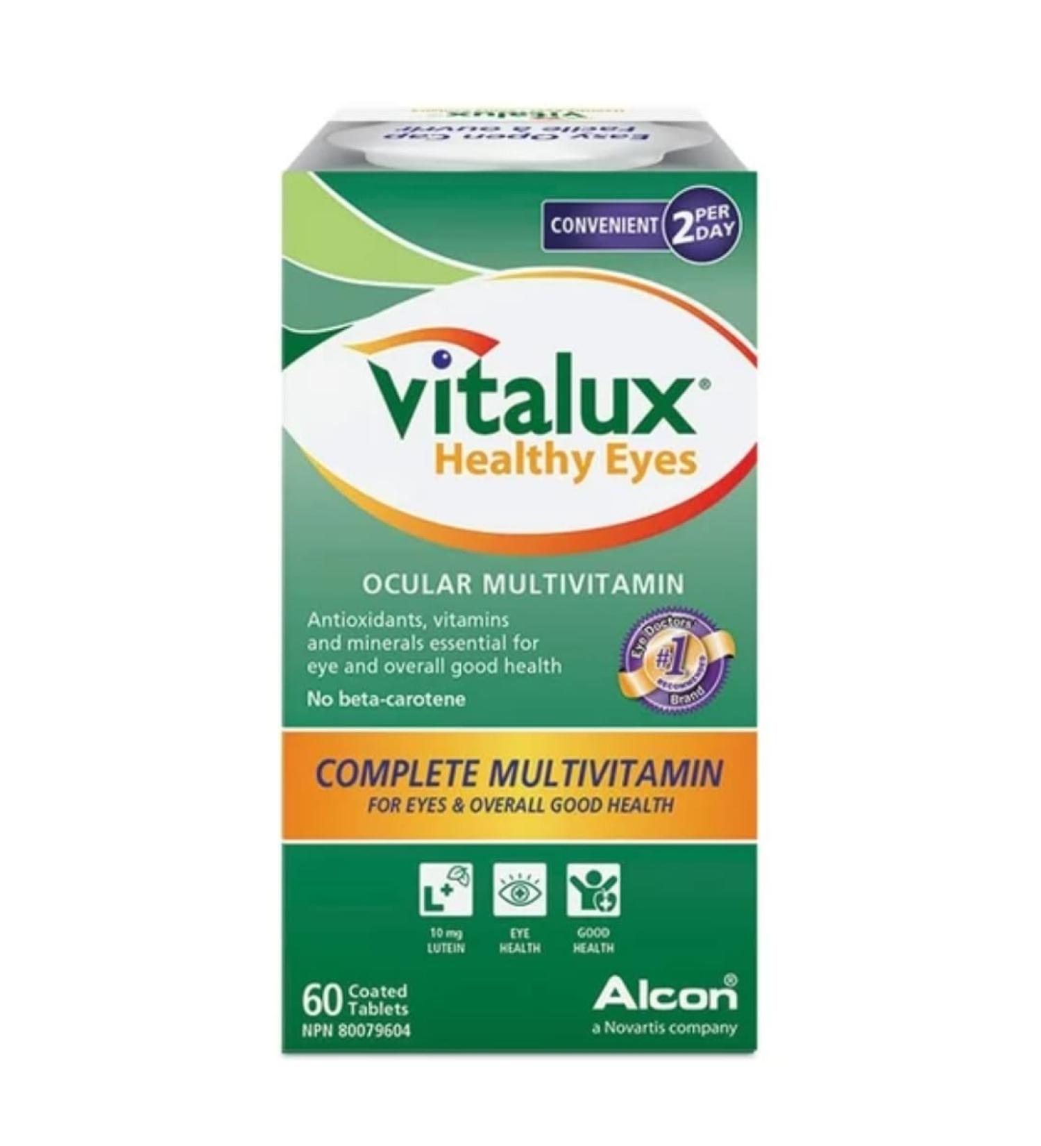 Vitalux Healthy Eye Ocular Vitamins 60 Count