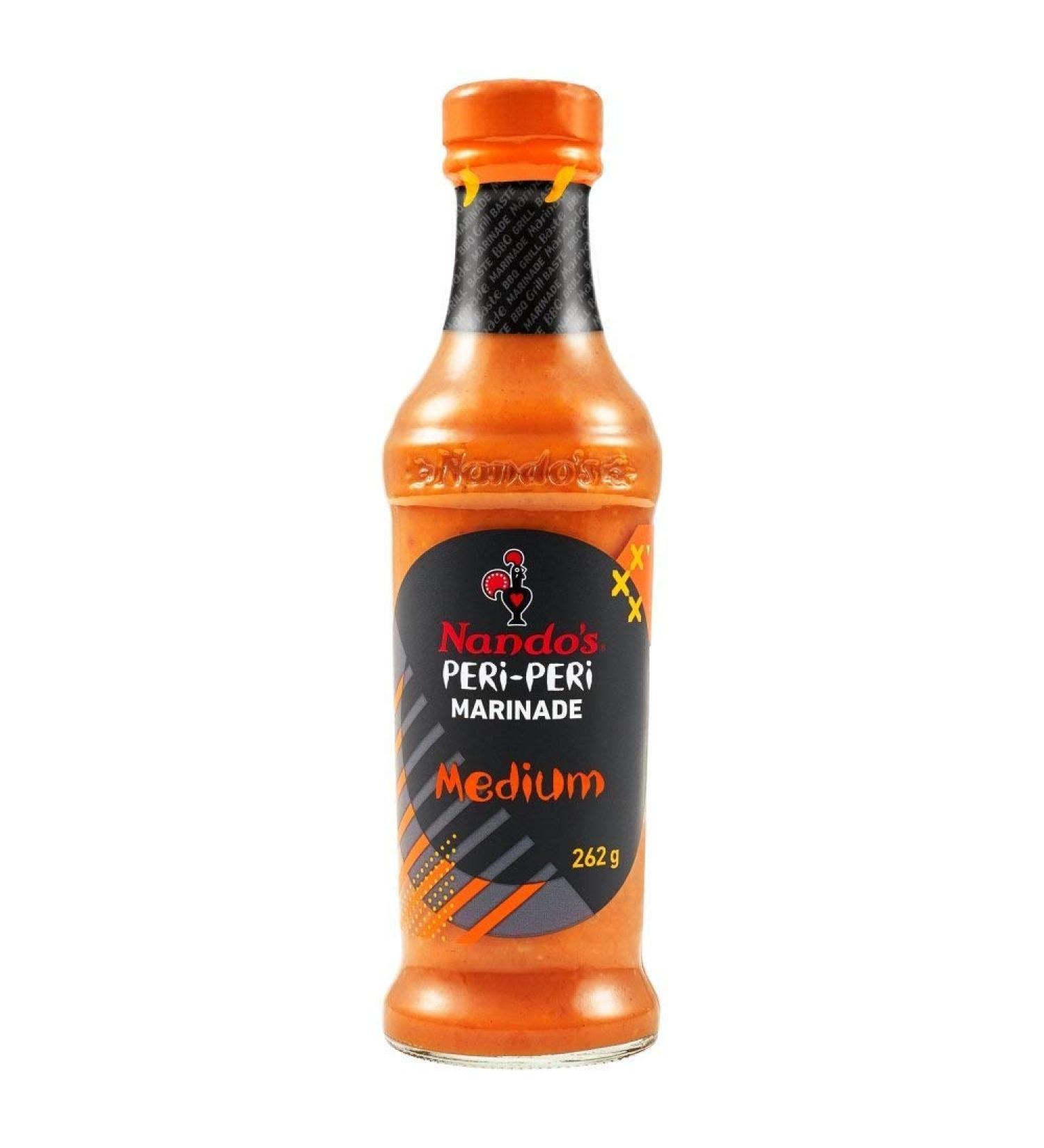 Nando's Medium Peri-Peri Marinade 262g - Authentic Chilli Flavor (Pack of 1) - Buy Online on SooperMarket.com