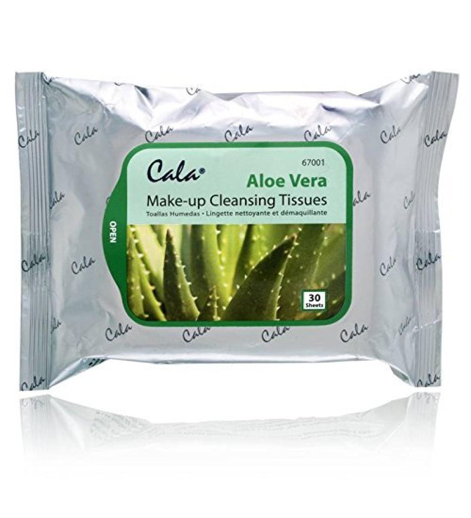 Cala Make-Up Cleansing Tissues 30 Sheets - Aloe Vera