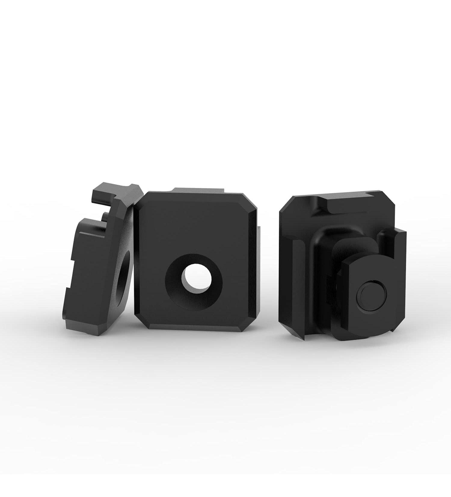 Montrum M-LOK Weapon Light Pressure Switch Cable Clips - Black Aluminum - Buy Online on SooperMarket.com