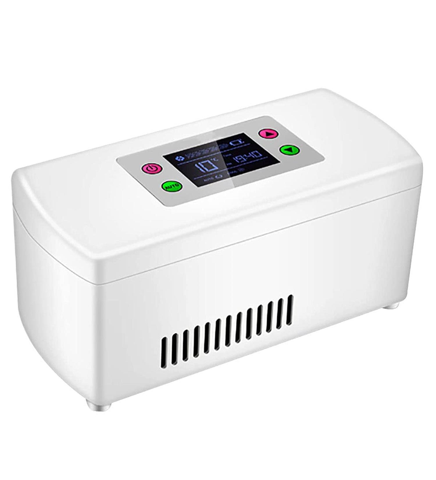 Mini Car Refrigerator Insulin Refrigerated Box Drug Insulin Vaccine Refrigerator LED Display 2-8 Insulin Cooler- Portable Insulin Mini Cooler Fridge Freezer - Buy Online on SooperMarket.com