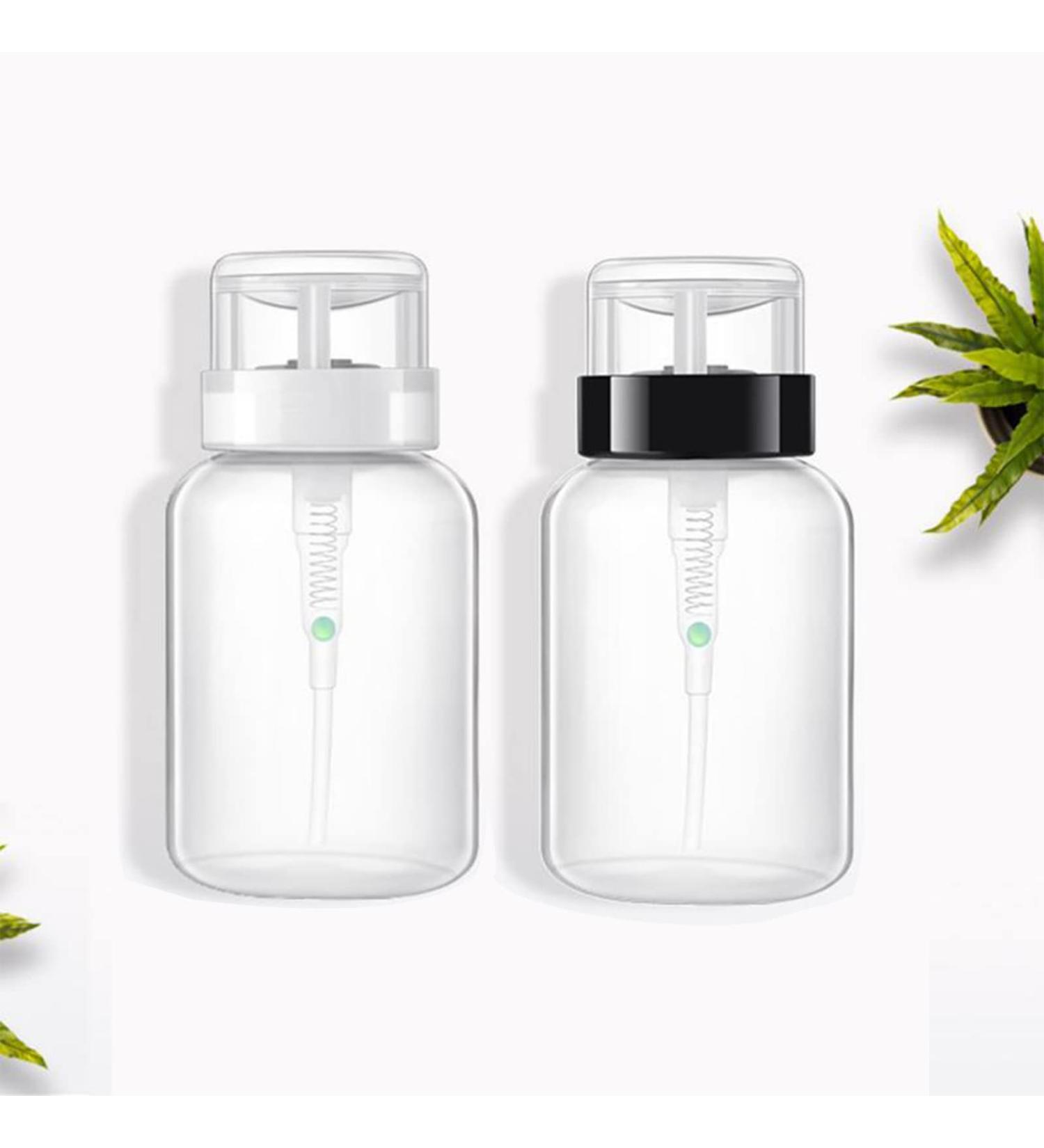 2 Pack 200ml Pump Dispenser - Nail Polish Remover Bottle for Nail Art Tool Set | Pum Pum Pum Pleple - Buy Online on SooperMarket.com