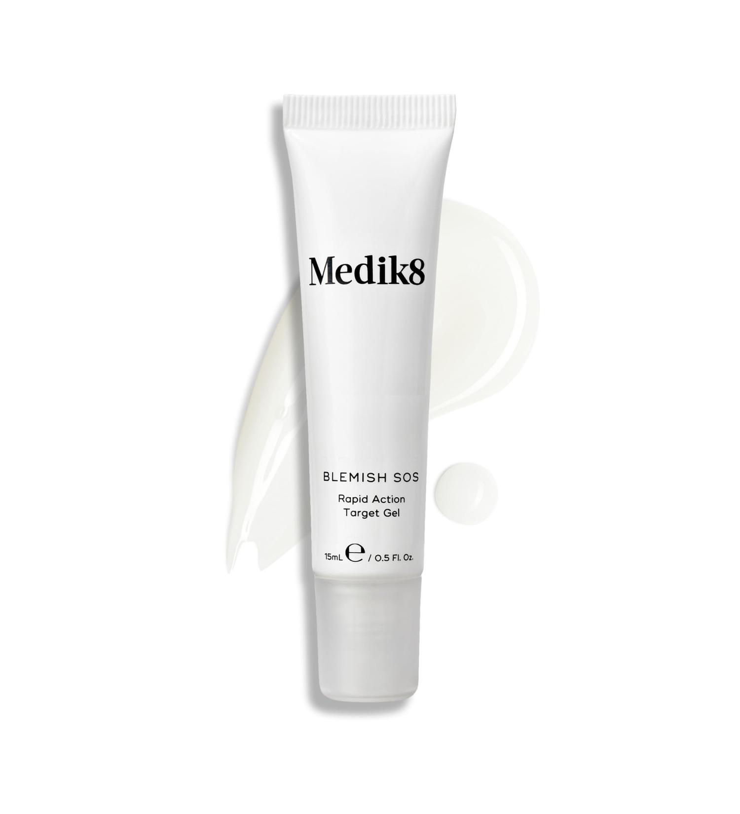 Medik8 Blemish SOS - Rapid Action Target Gel - Acne Treatment With 2% Salicylic Acid & Niacinamide - Reduces Blemishs & Redness - 15ml - Buy Online on SooperMarket.com