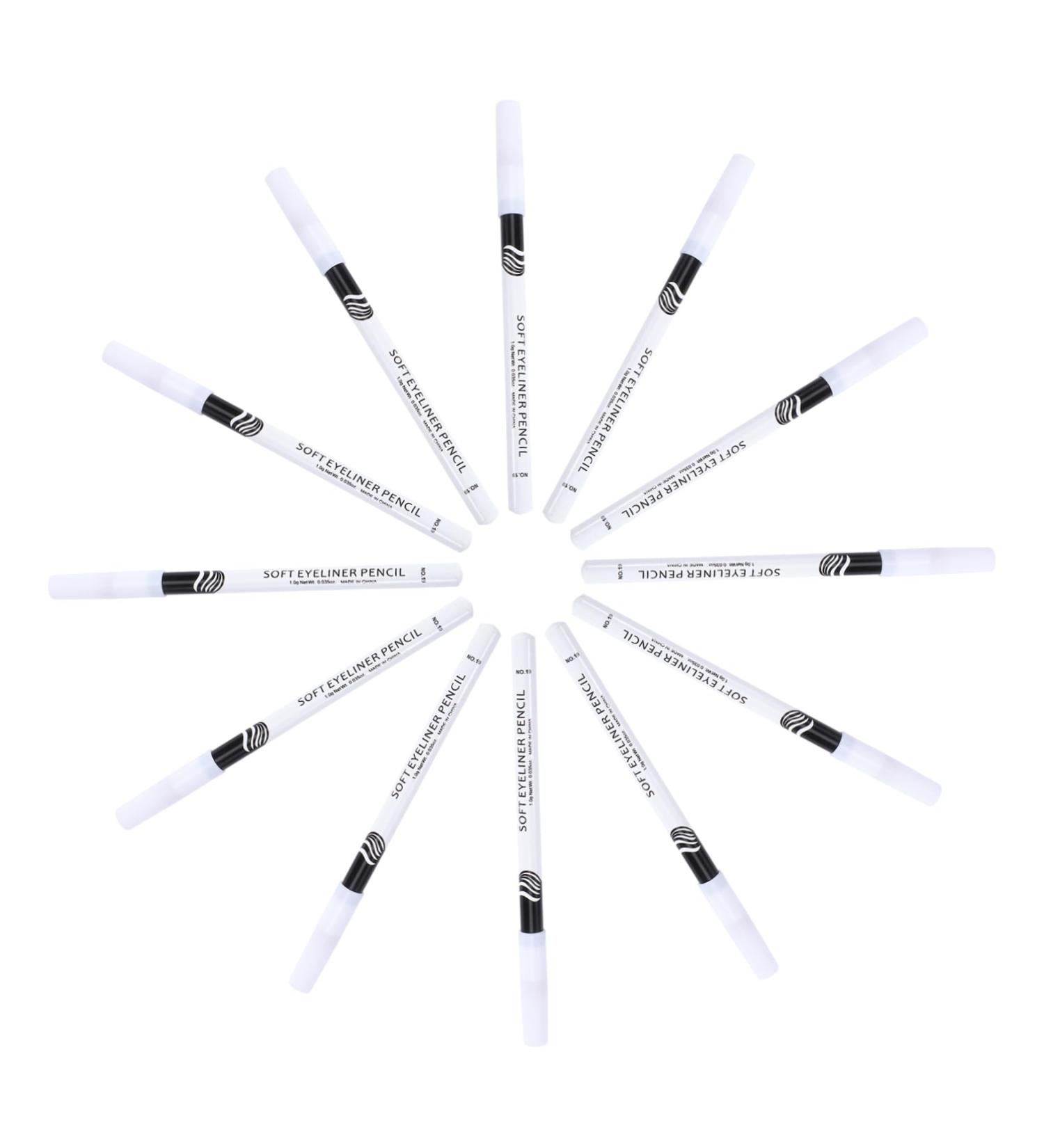 NOLITOY 12pcs Eyeliner Pencil Eyeshadow Highlighters Micro Brow Pen Lying Silkworm Pen Active Eyeliner Brush - Buy Online on SooperMarket.com