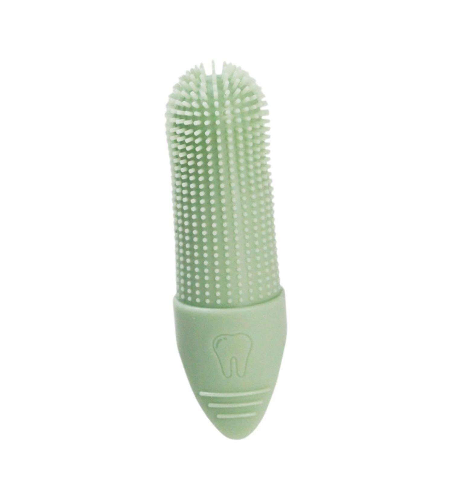 JISADER Pet Oral Care Finger Brush for Dogs and Cats - Gentle Tool Green - Buy Online on SooperMarket.com