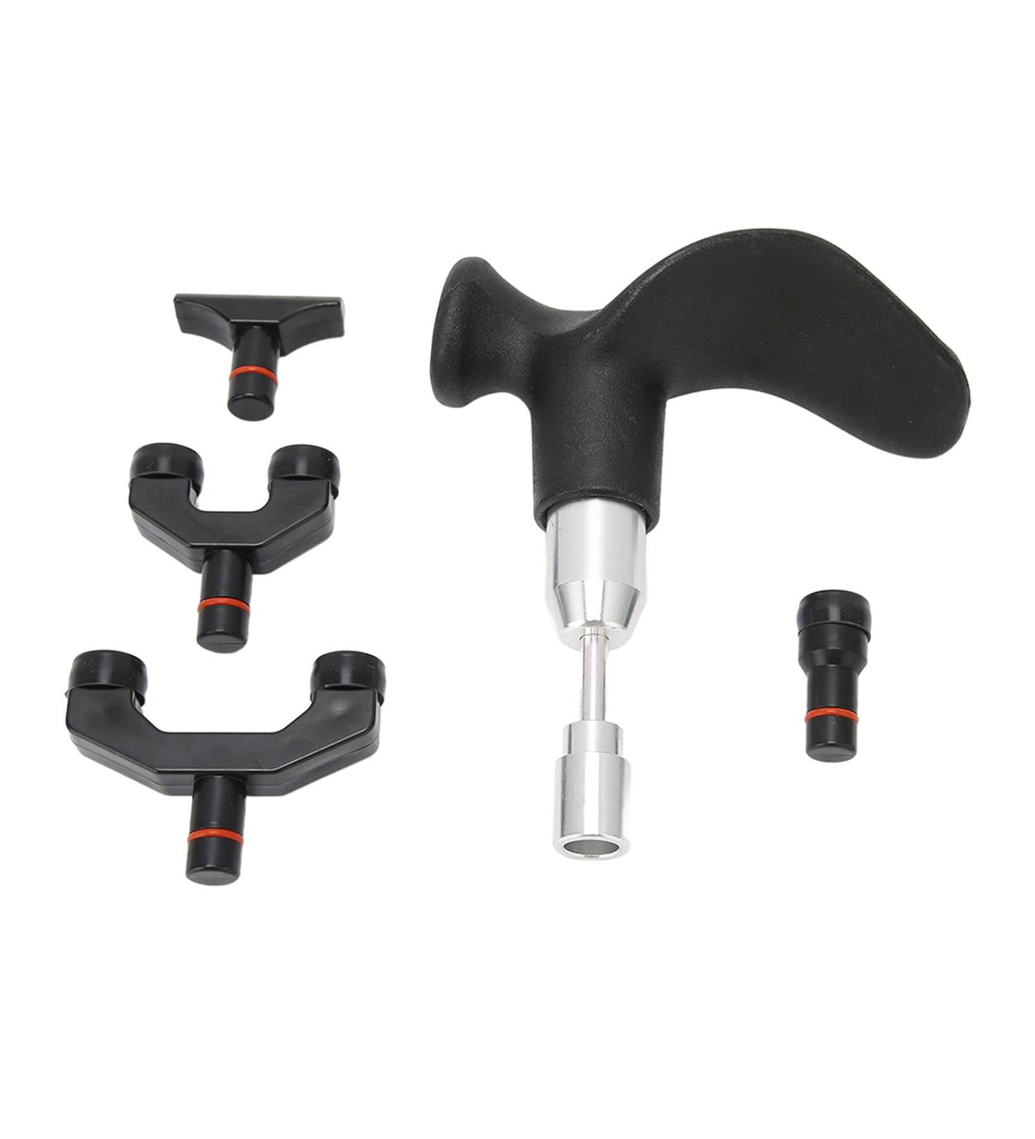 Buy T-Shape Acupressure Massage Device | Deep Tissue Ergonomic Muscle Massager for Legs & Arms Relief - International Shipping Available - Buy Online on SooperMarket.com