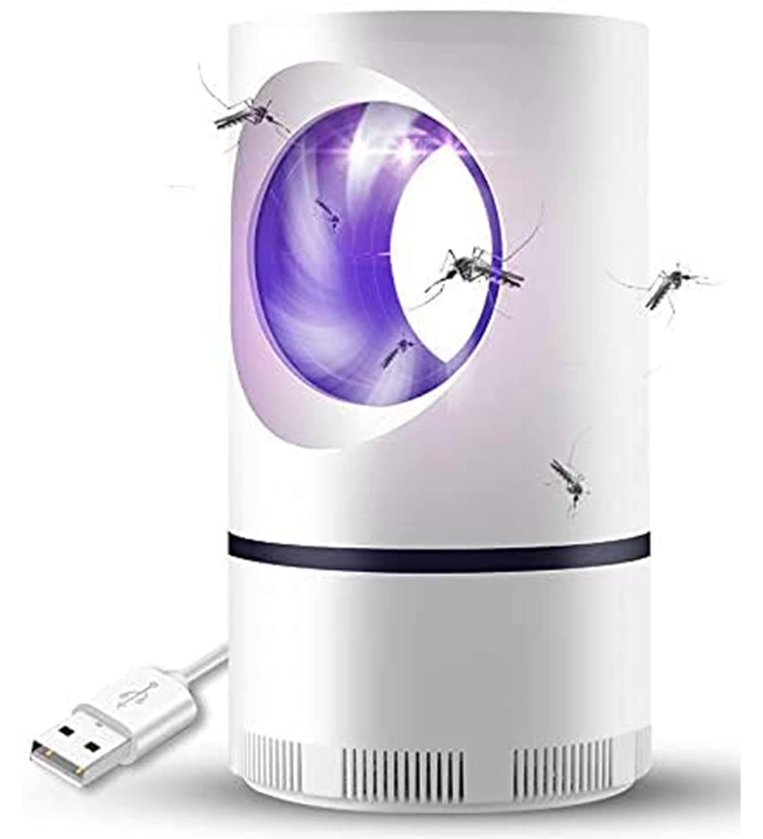 Electric Mosquito Killer Lamp - Indoor & Outdoor Insect Trap with Suction Fan (White) - Buy Online on SooperMarket.com