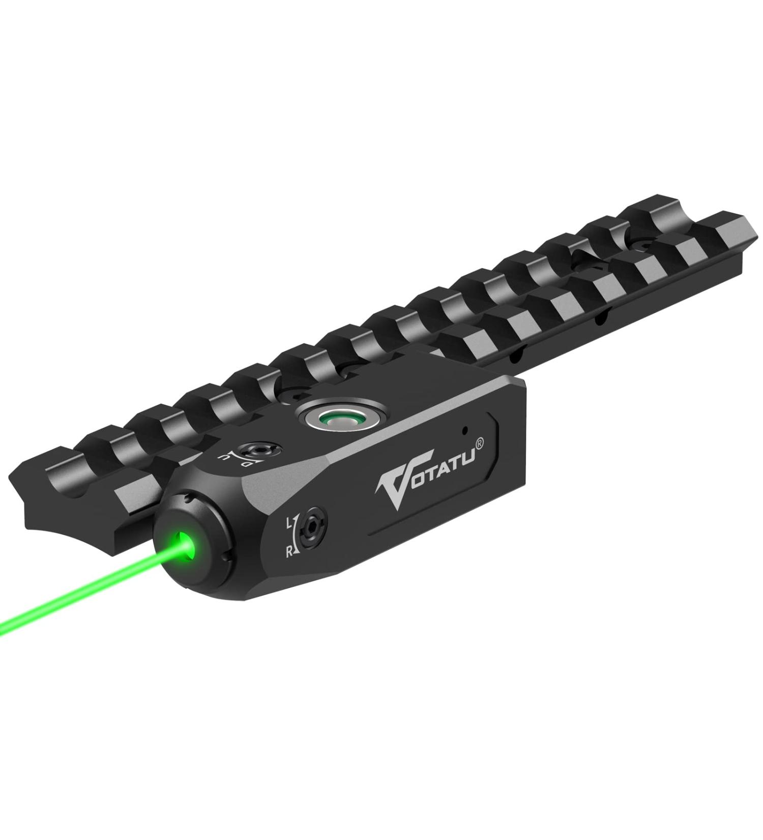 Votatu MBL-G Green Laser Sight | Mossberg Series Picatinny Mount | Strobe Function | USB Rechargeable - Buy Online on SooperMarket.com