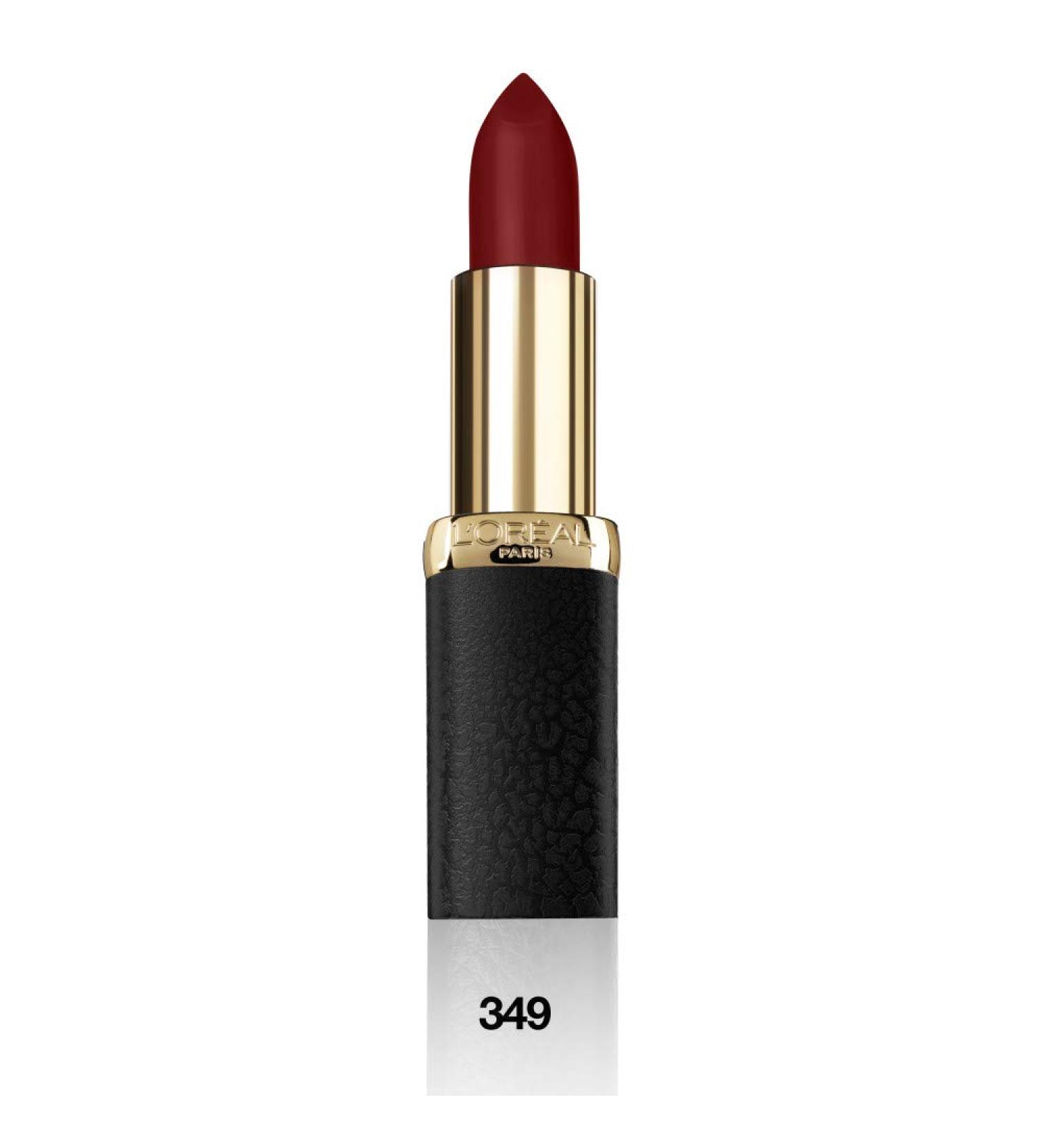 L'Oreal Color Riche Matte Addiction Lipstick 349 Paris Cherry 1 Count - Long-lasting Matte Formula - Buy Online on SooperMarket.com