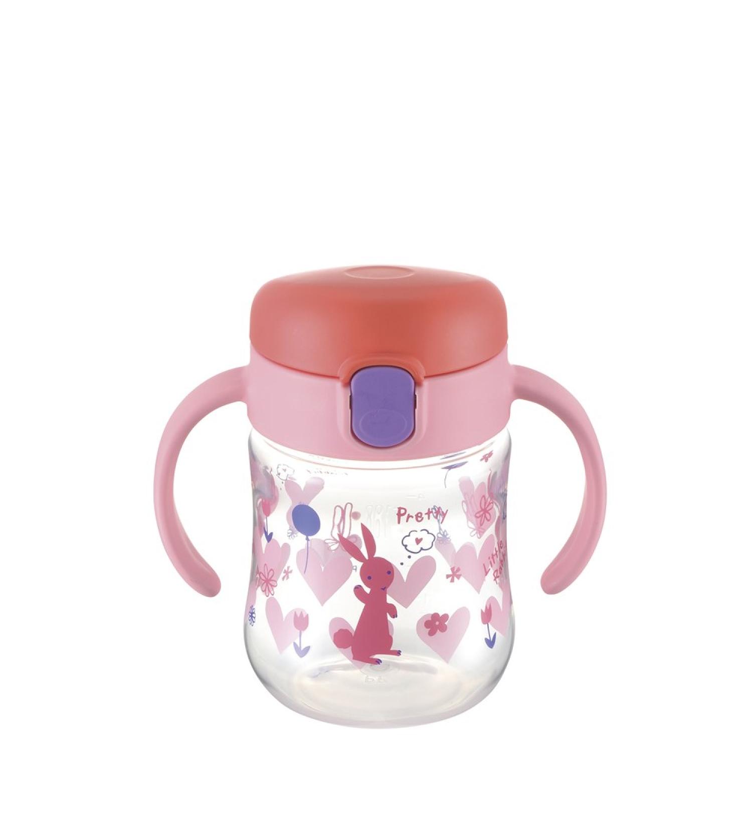 Richell Straw Mug Pink 200ml - Ideal for 8 Months+ Babies - Buy Online on SooperMarket.com
