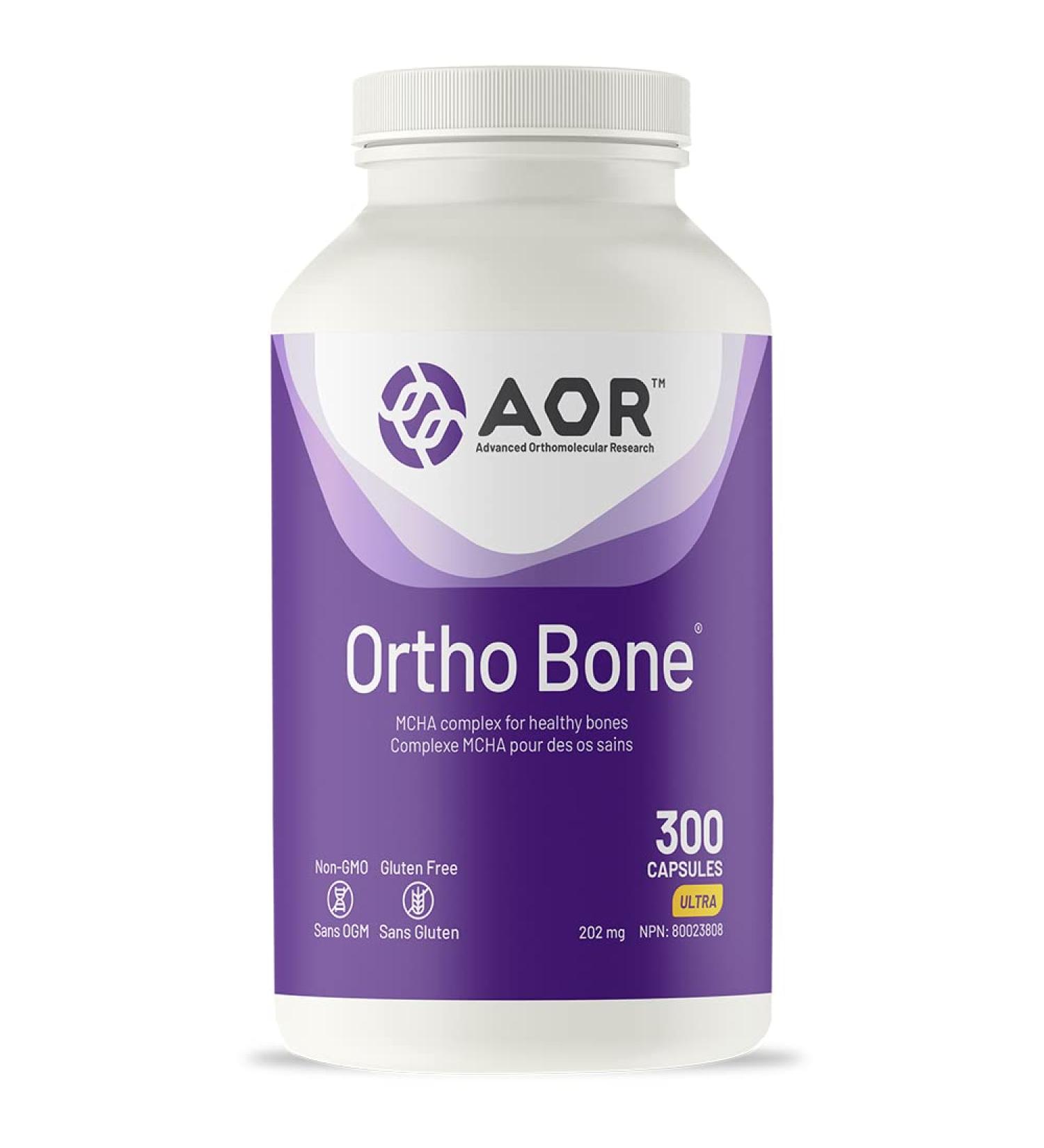 AOR - Ortho Bone With MCHA Complex 300 Capsules - Bone Health Supplement - Improves Bone Growth Supplement Bone Density Supplement and Bone Fra cture Healing Supplement - Osteopenia Supplements - Buy Online on SooperMarket.com