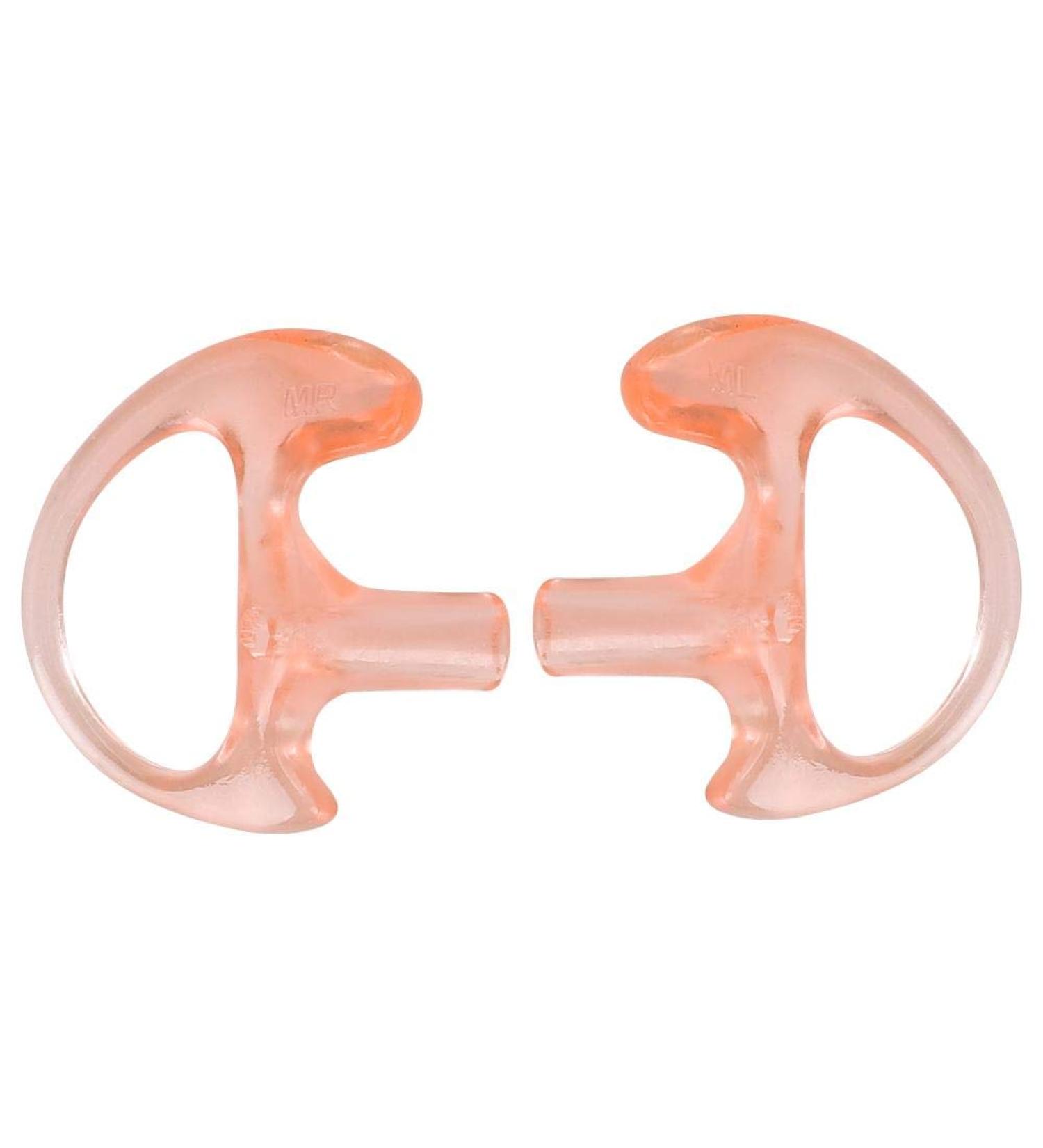 Replacement Soft Silicone Ear Buds Earmold (Left and Right Ear) for Two Way Radio Large Earmold Inserts for Most Coil Tube Audio Kits(Large) - Buy Online on SooperMarket.com