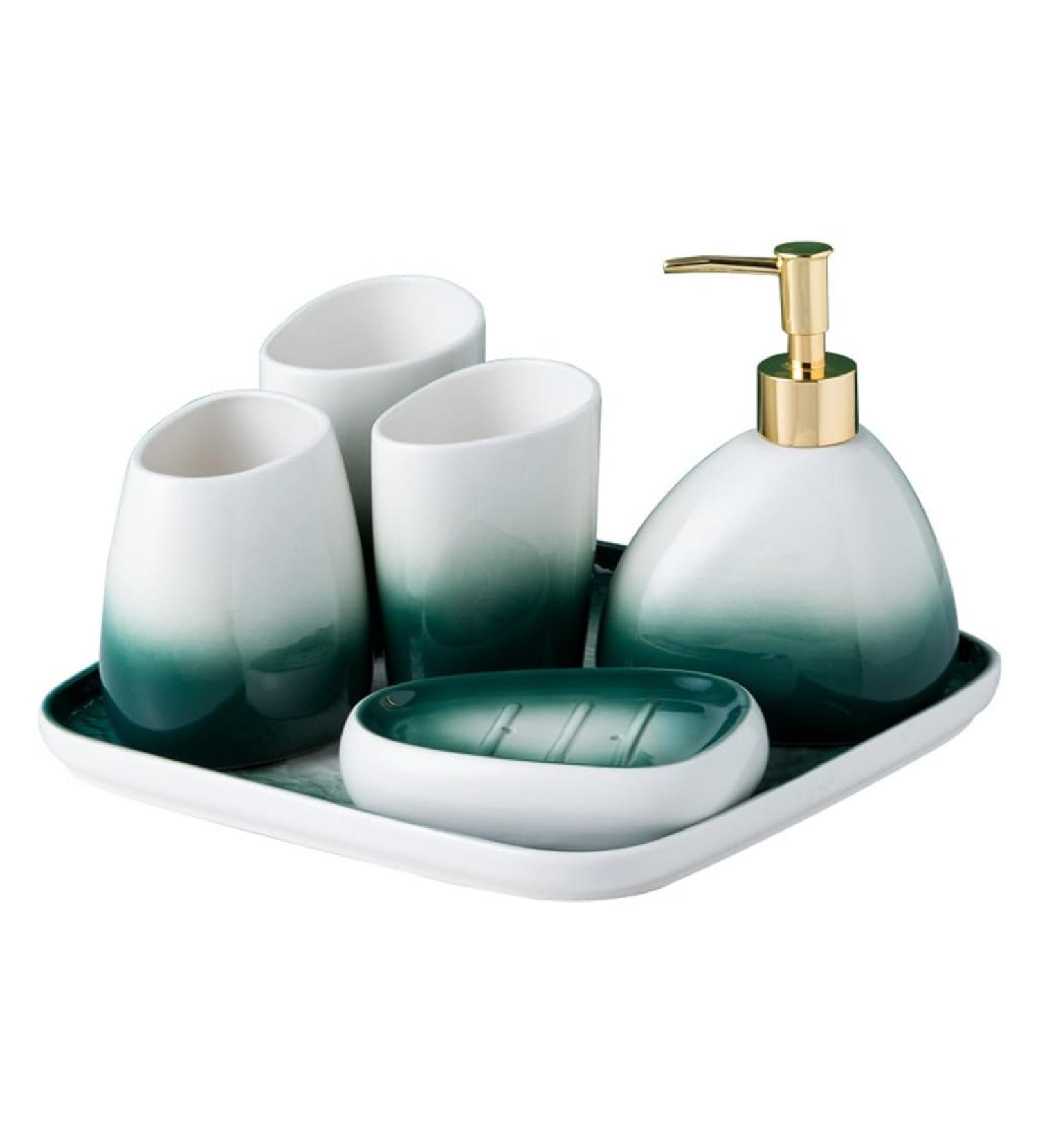Ultimate Teeth Washing & Gargle Set - Mouth Cup Brush & Utensils | International Shipping Available - Buy Online on SooperMarket.com