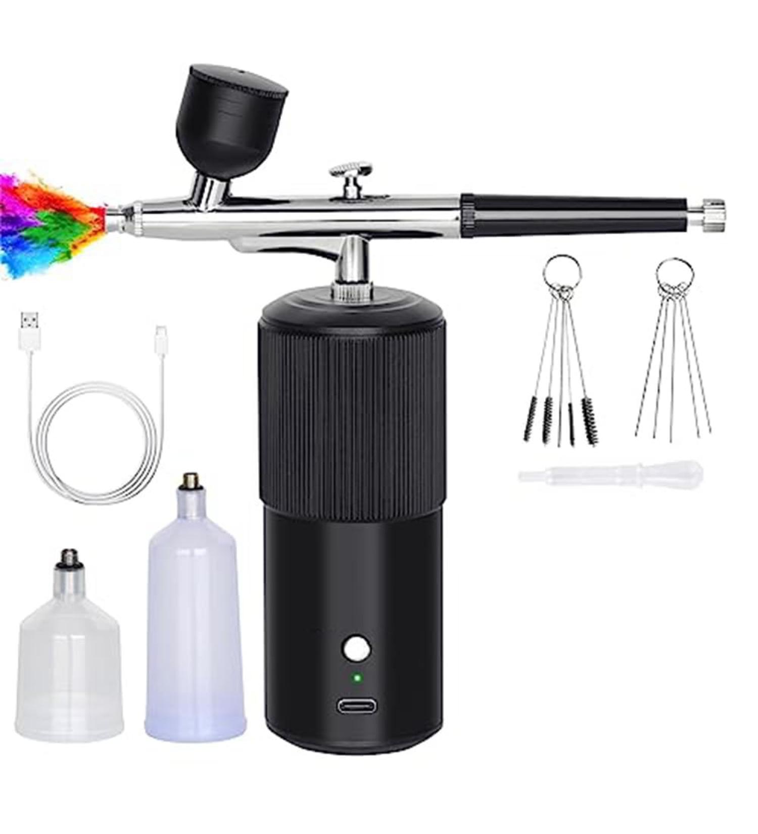 GYSURYB Airbrush Set Kit Rechargeable Handheld Airbrush Compressor for Nail Art Makeup B - Buy Online on SooperMarket.com