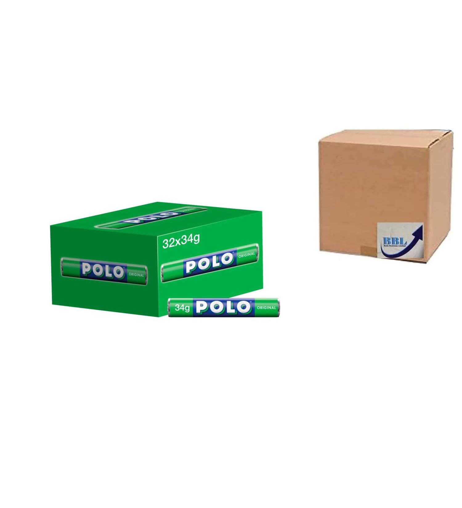 Nestle Polo Original Mint Tube 34g (Pack of 32) - Buy Online on SooperMarket.com