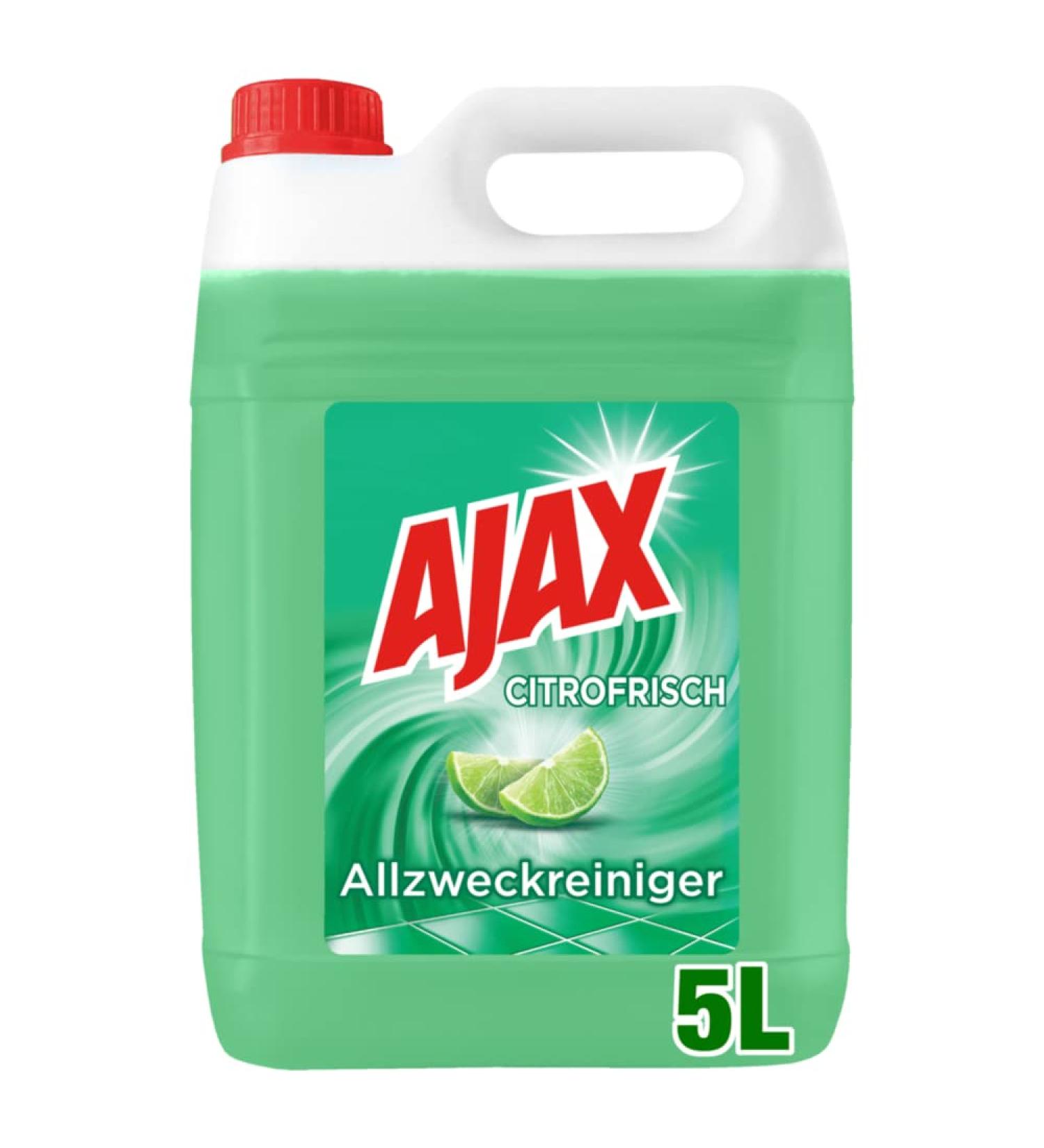 Ajax All-Purpose Cleaner Citrofischen 5L - Freshness & Cleanliness for Home Office & Business - International Shipping - Buy Online on SooperMarket.com