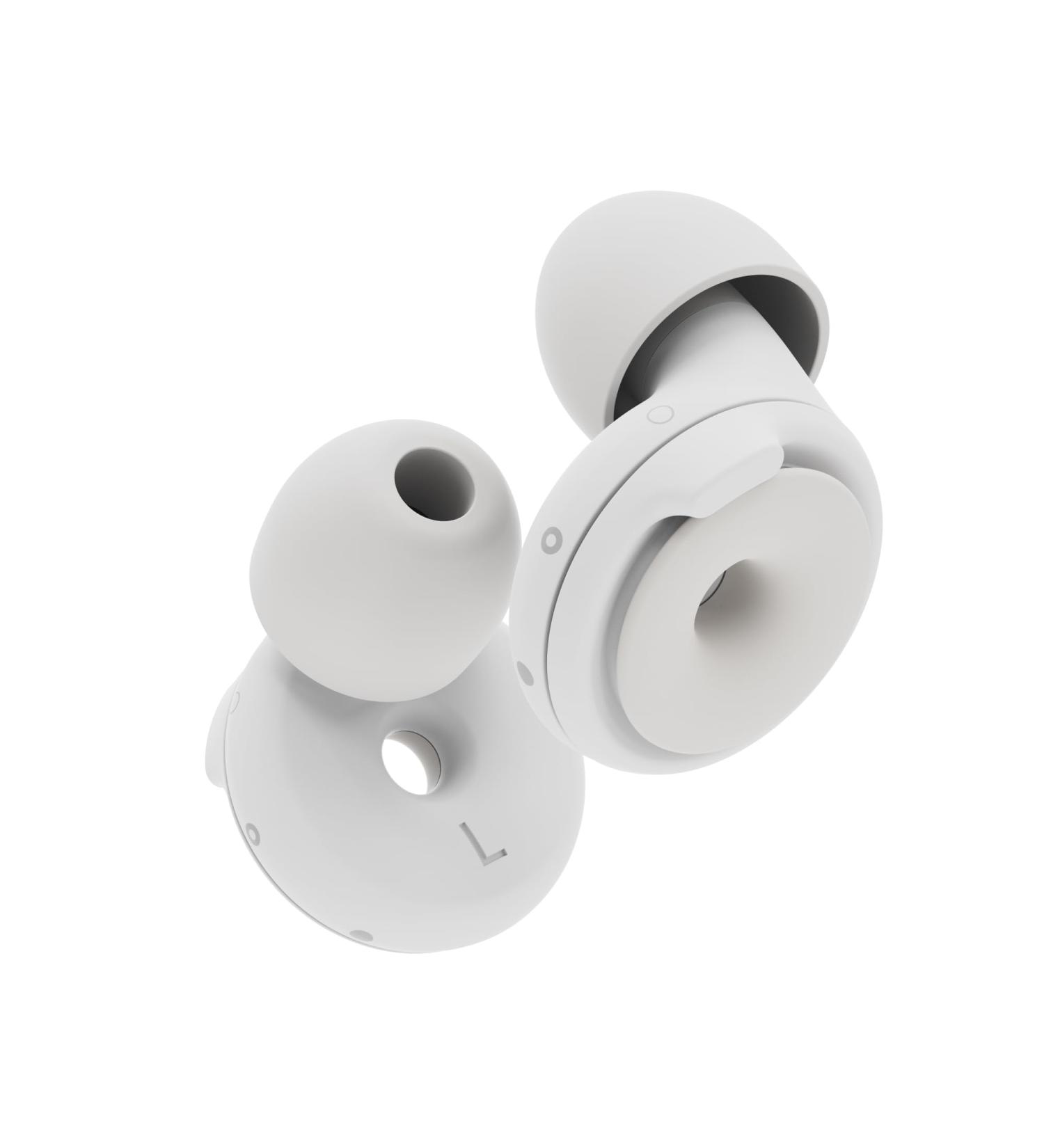 Loop Switch Noise-Reducing Earplugs - 3 Modes | Reusable White | Perfect for Travel Concerts Sport & Noise Sensitivity - Buy Online on SooperMarket.com