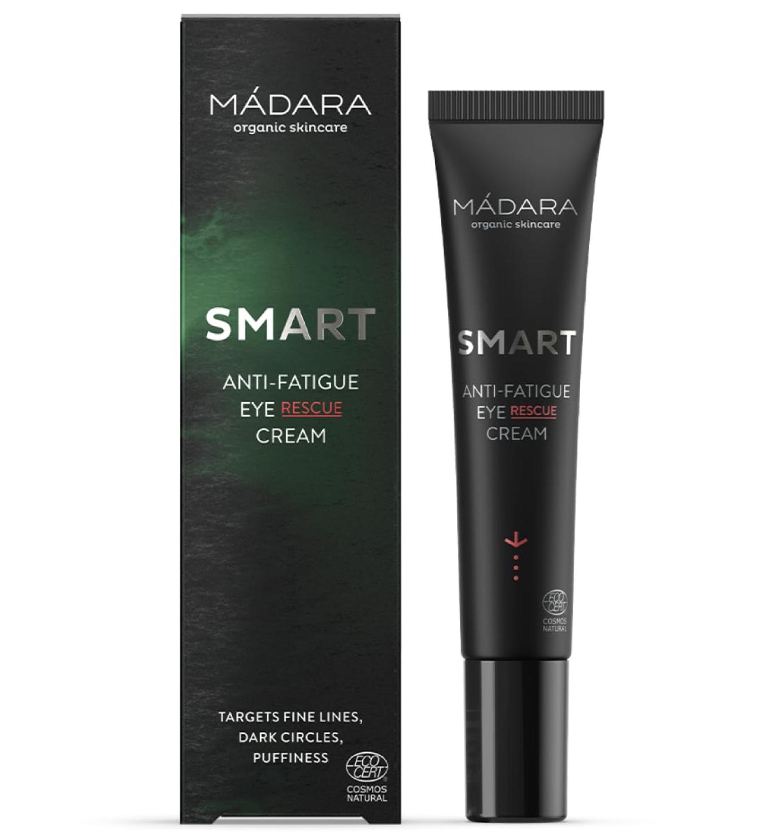 M dara Organic Skincare Smart Anti-Fatigue Eye Cream | 100% Natural Vegan Anti-Aging for Enhanced Radiance - 15 ml - Buy Online on SooperMarket.com