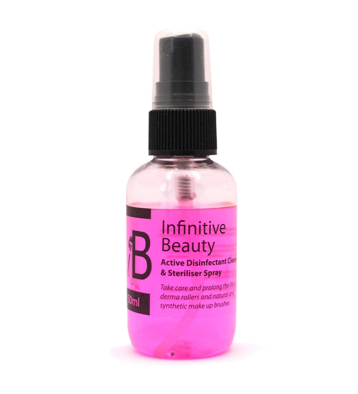 Infinitive Beauty Disinfectant & Sterilizer Spray for Derma Rollers & Brushes 50ml - Care & Extend Lifespan of Tools - Buy Online on SooperMarket.com