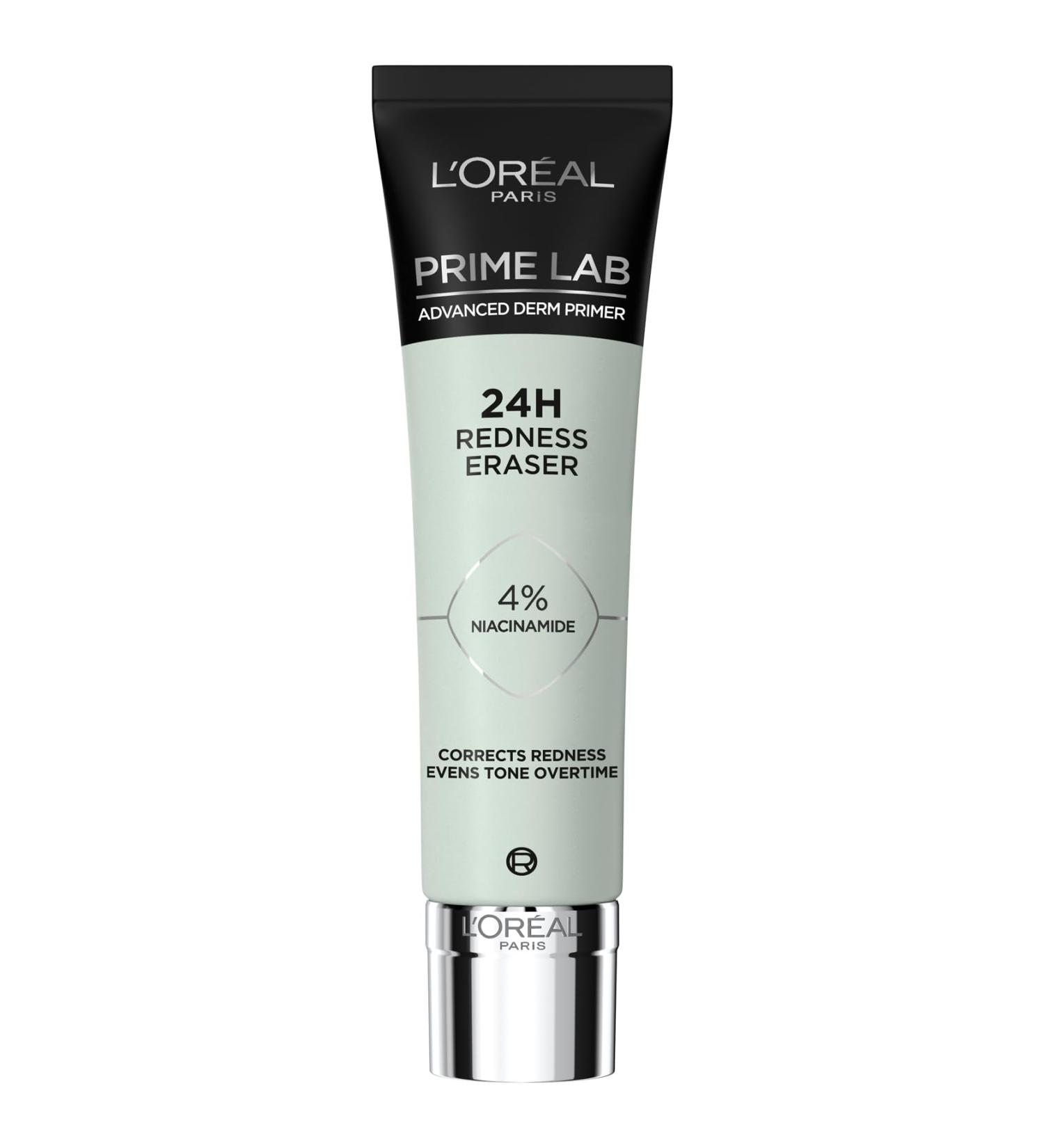 L'Or al Paris Redness Eraser Primer - Long-Lasting Make-Up Base Conceals Redness 24-Hour Wear - 30ml - Buy Online on SooperMarket.com