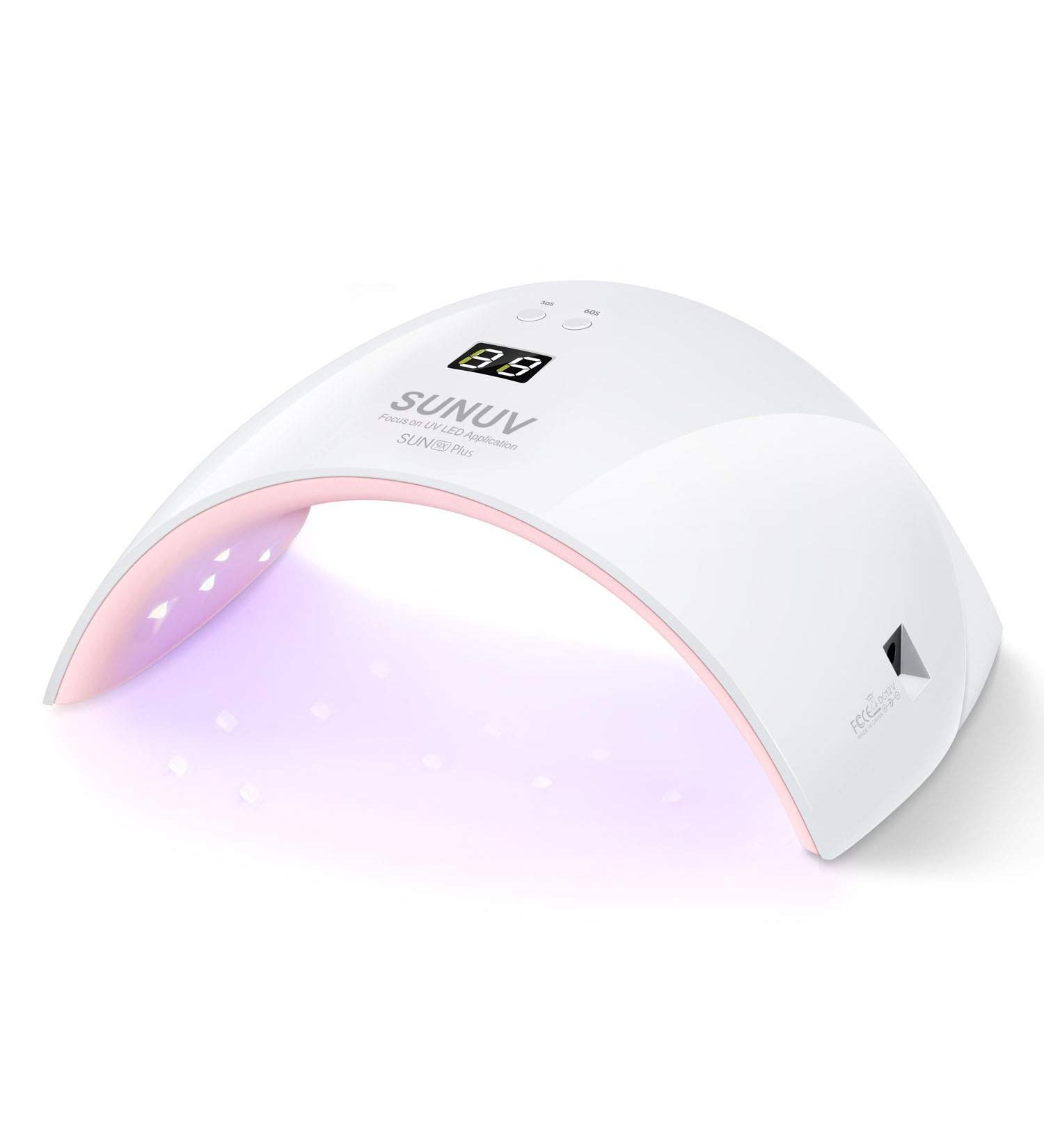 Buy SUNUV LED UV Nail Dryer - Fast & Efficient Gel Nail Lamp with Timer Infrared Sensor LCD Display | Perfect for Home & Salon Manicure/Pedicure - Ideal Valentine's Day Gift - Buy Online on SooperMarket.com