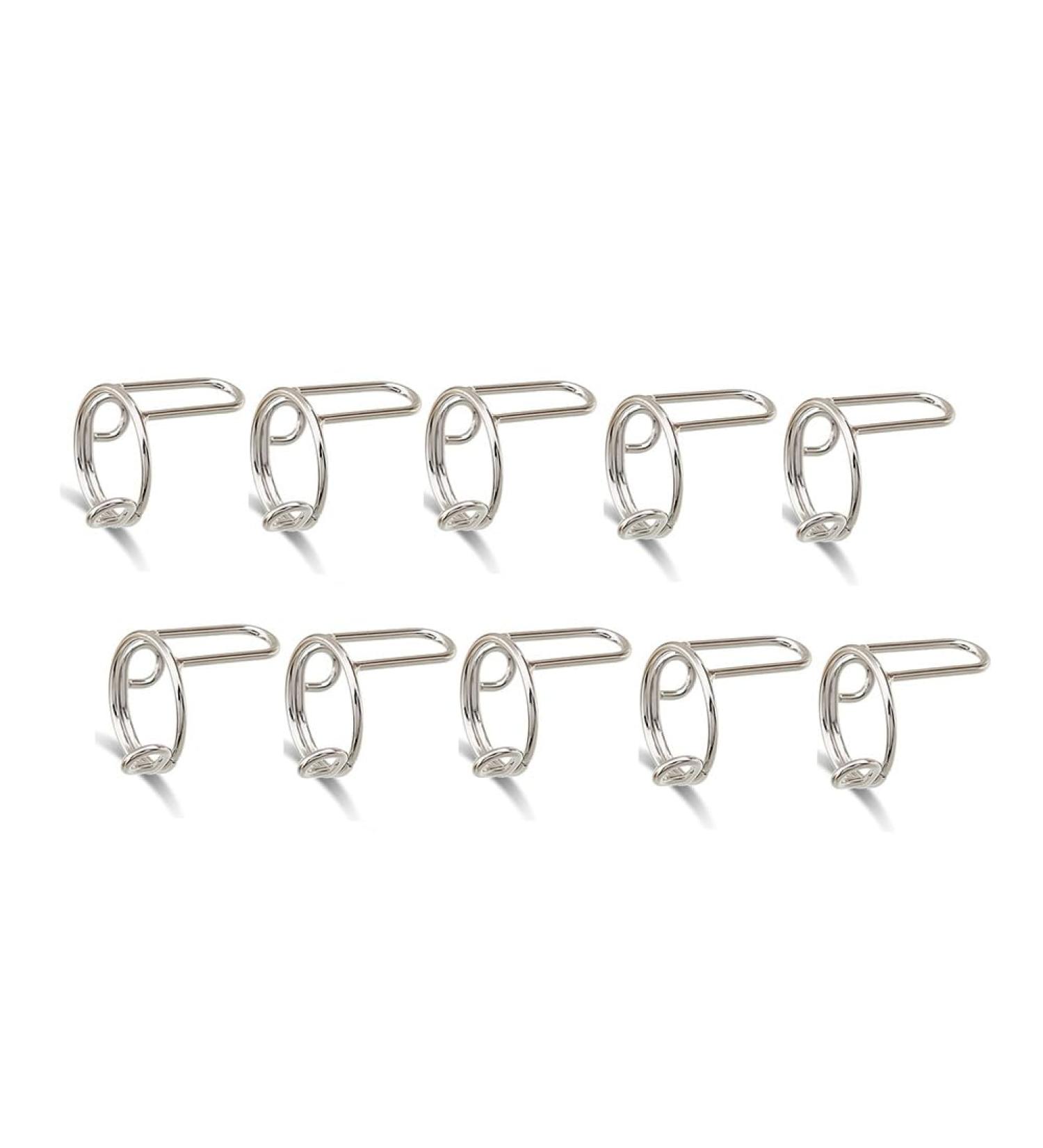 Wispbreeze 10 Pieces Sets Thin Nail Rings for Ladys Daily Fingertip Protective Cover Ring Jewelry to Girlfriend Silver - Buy Online on SooperMarket.com